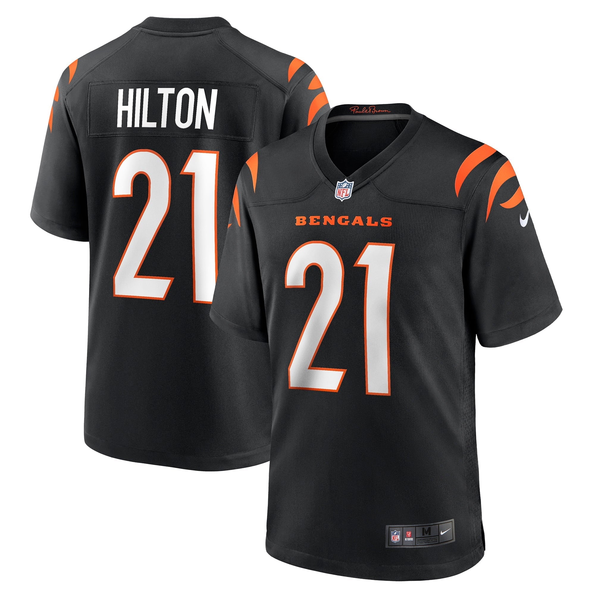 Men's Nike Mike Hilton Black Cincinnati Bengals Game Player Jersey - vstockx