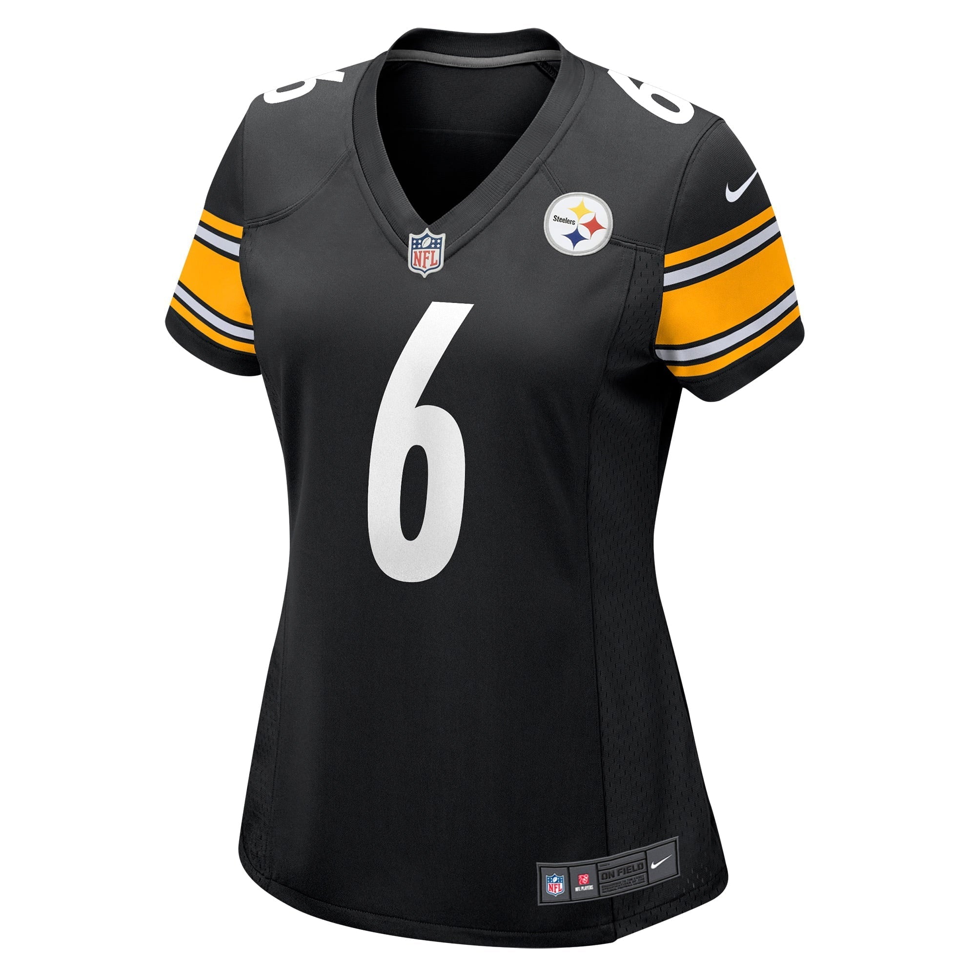 Women's Nike Pressley Harvin III Black Pittsburgh Steelers Game Jersey - vstockx