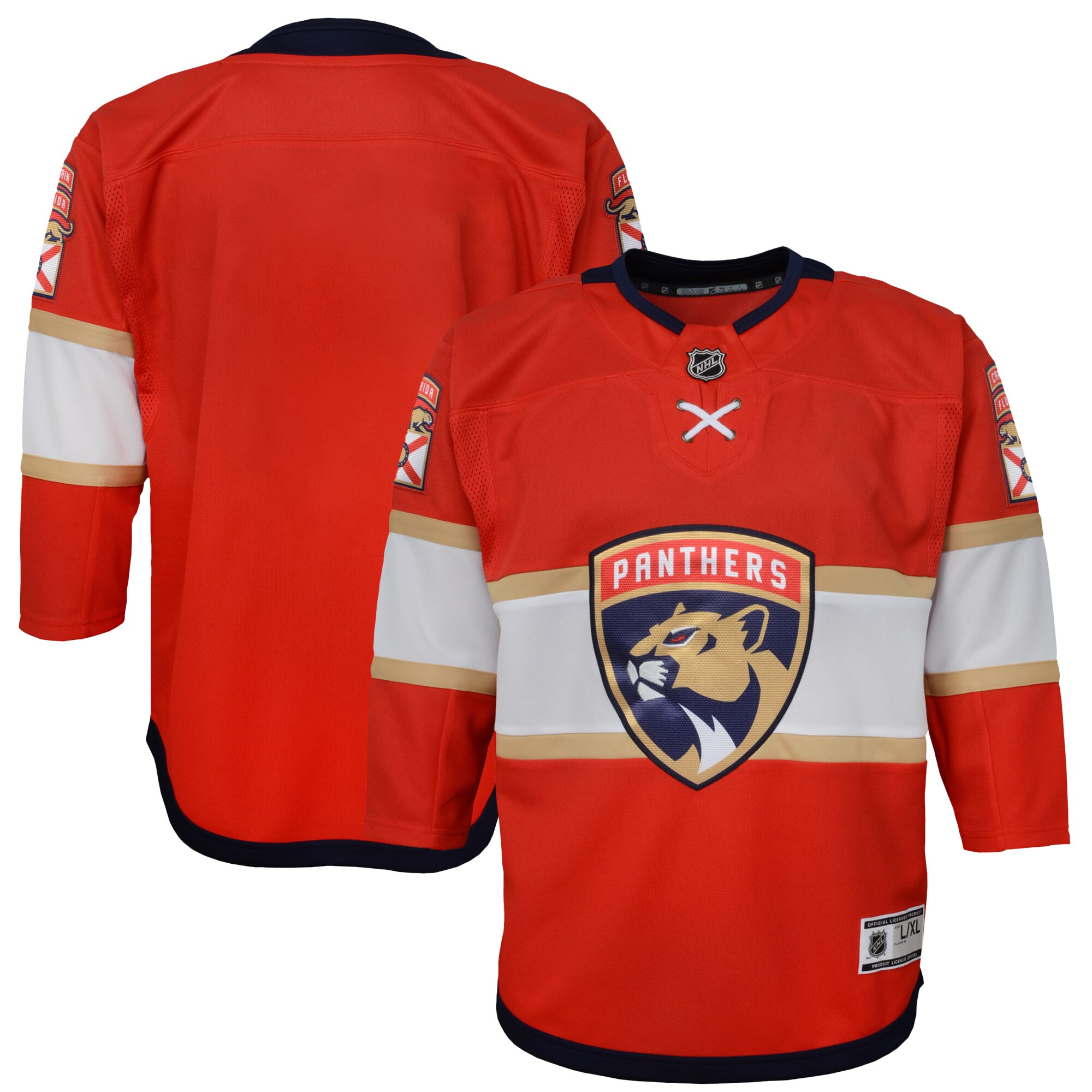 Florida Panthers Youth Home Premier Jersey - Red - vstockx