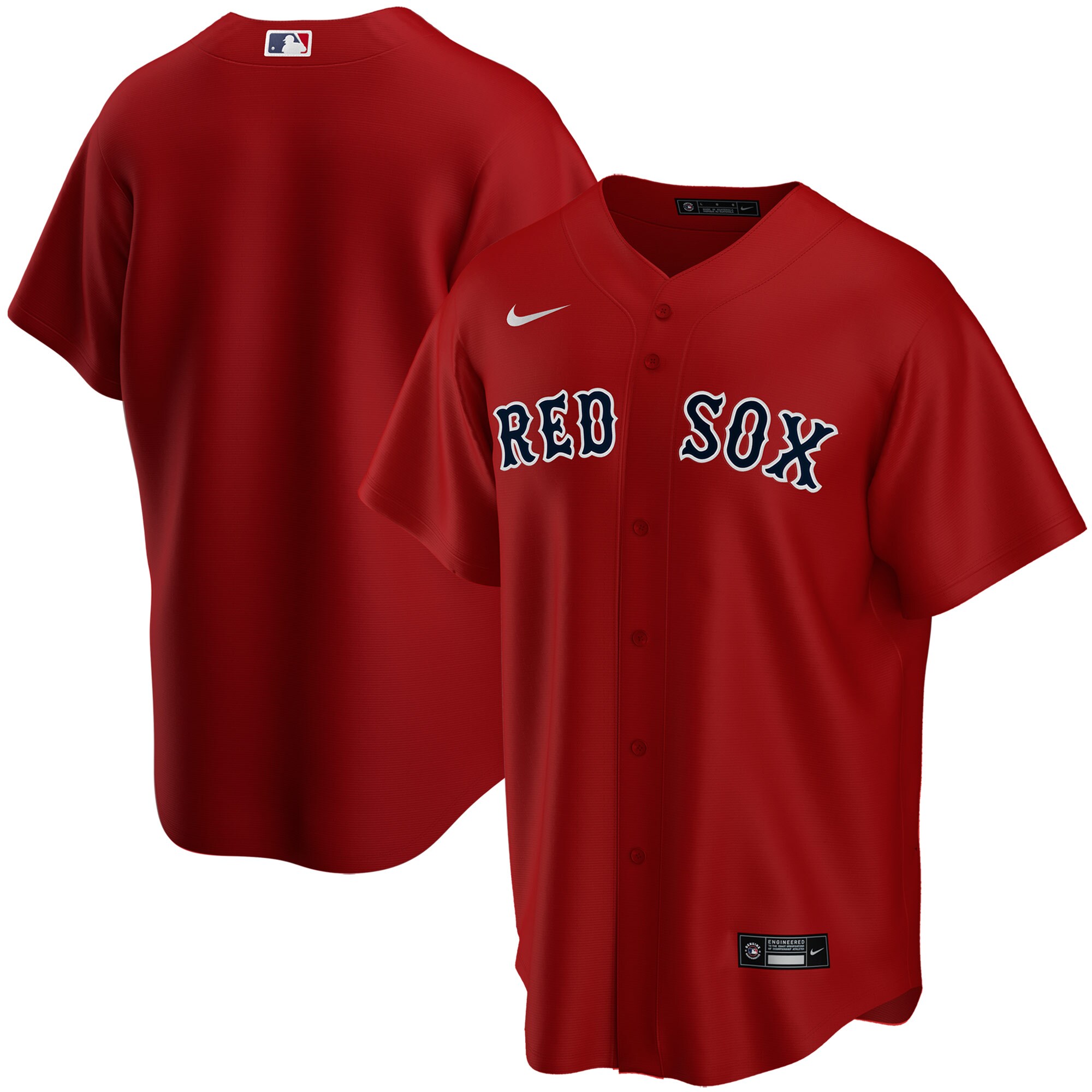 Boston Red Sox Nike Youth Alternate Replica Team Jersey - Red - vstockx