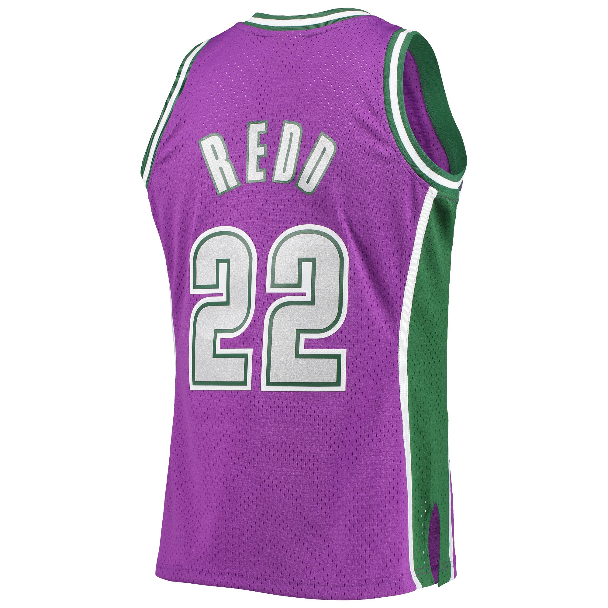 Michael Redd Milwaukee Bucks Mitchell & Ness Hardwood Classics Swingman Jersey - Purple - vstockx