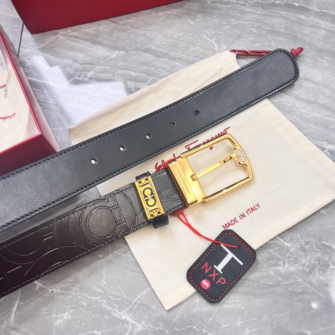 Streetwear Belt Ferragamo 319832 size:3.5cm - vstockx
