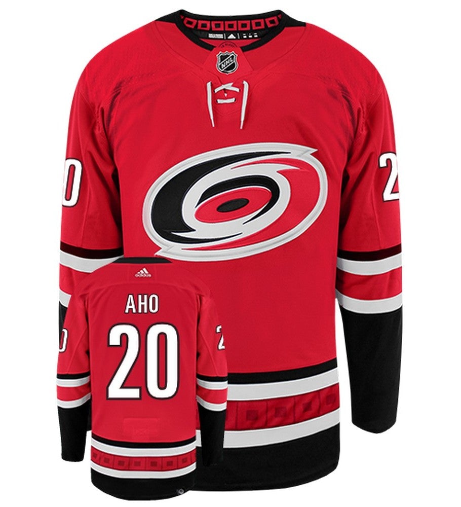 Sebastian Aho Carolina Hurricanes Adidas Primegreen Authentic NHL Hockey Jersey - vstockx