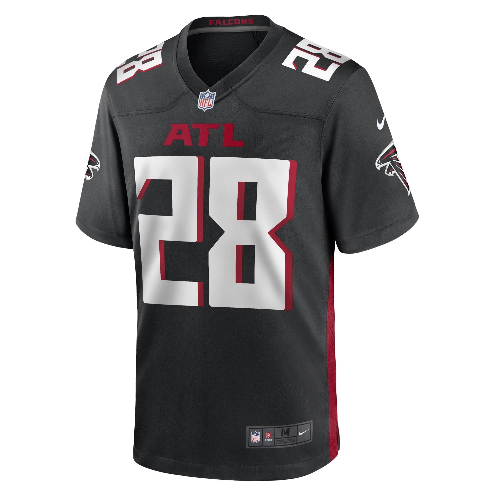 Men's Nike Black Mike Ford Atlanta Falcons Game Player Jersey - vstockx