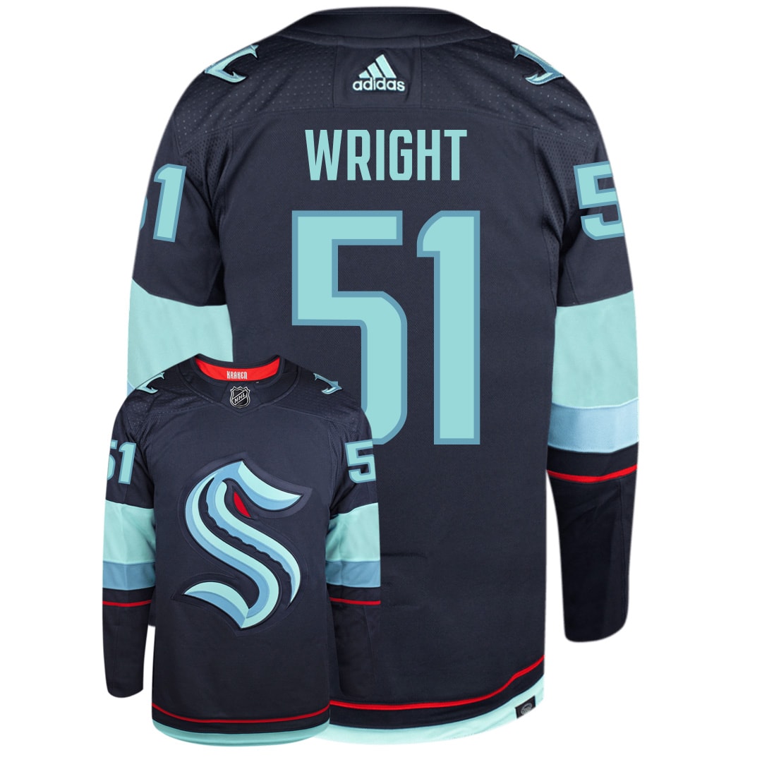 Shane Wright Seattle Kraken Adidas Primegreen Authentic NHL Hockey Jersey - vstockx