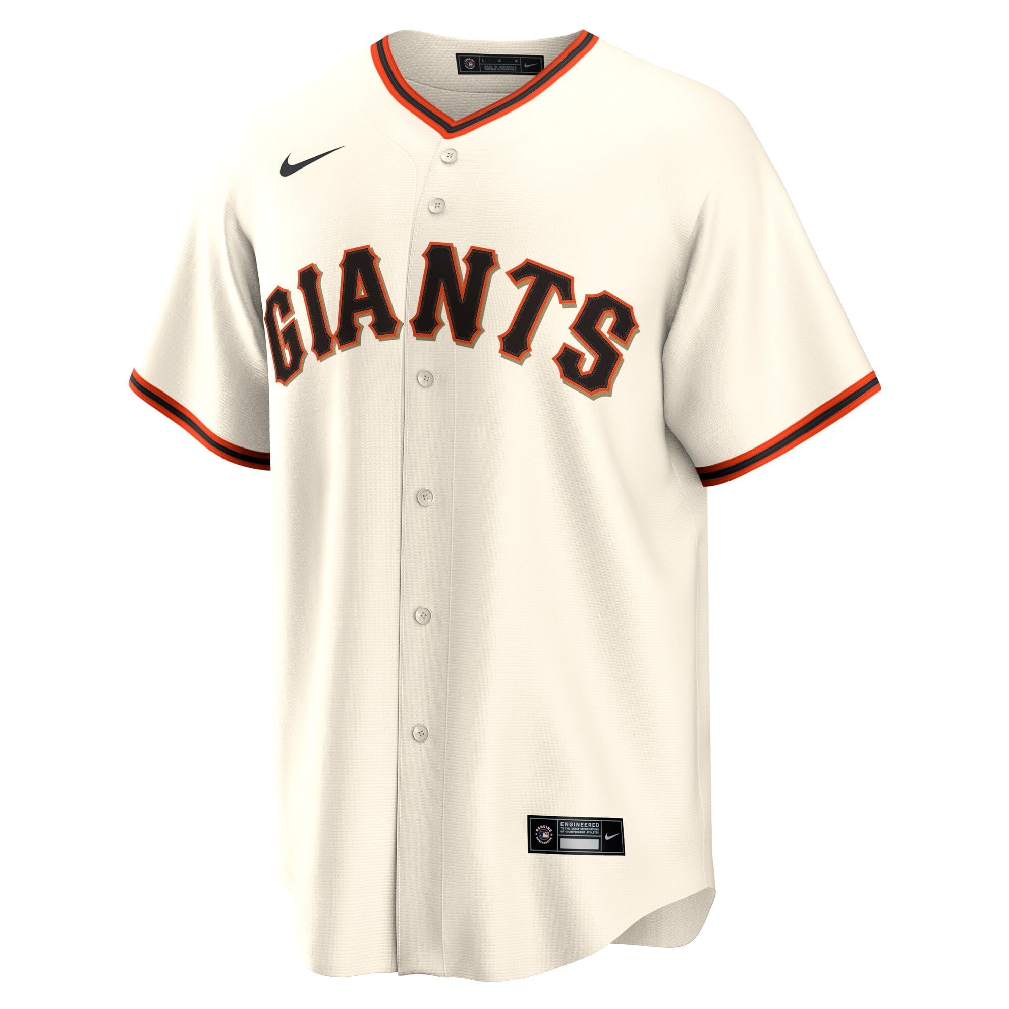 Men's Nike Alyssa Nakken Cream San Francisco Giants Home Replica Player Jersey - vstockx