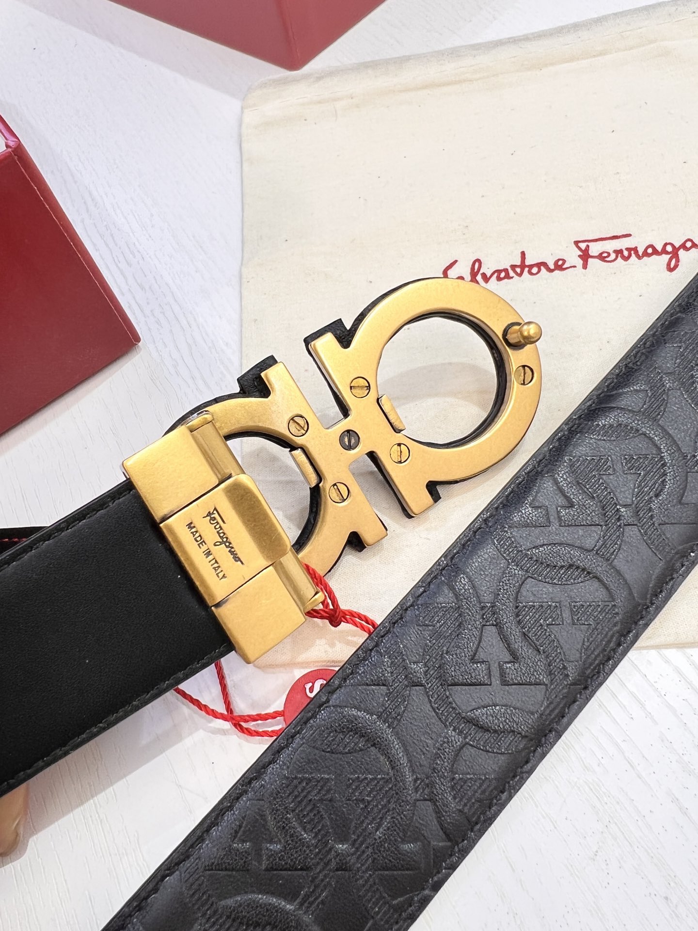 Streetwear Belt Ferragamo 319580 size:3.5cm - vstockx