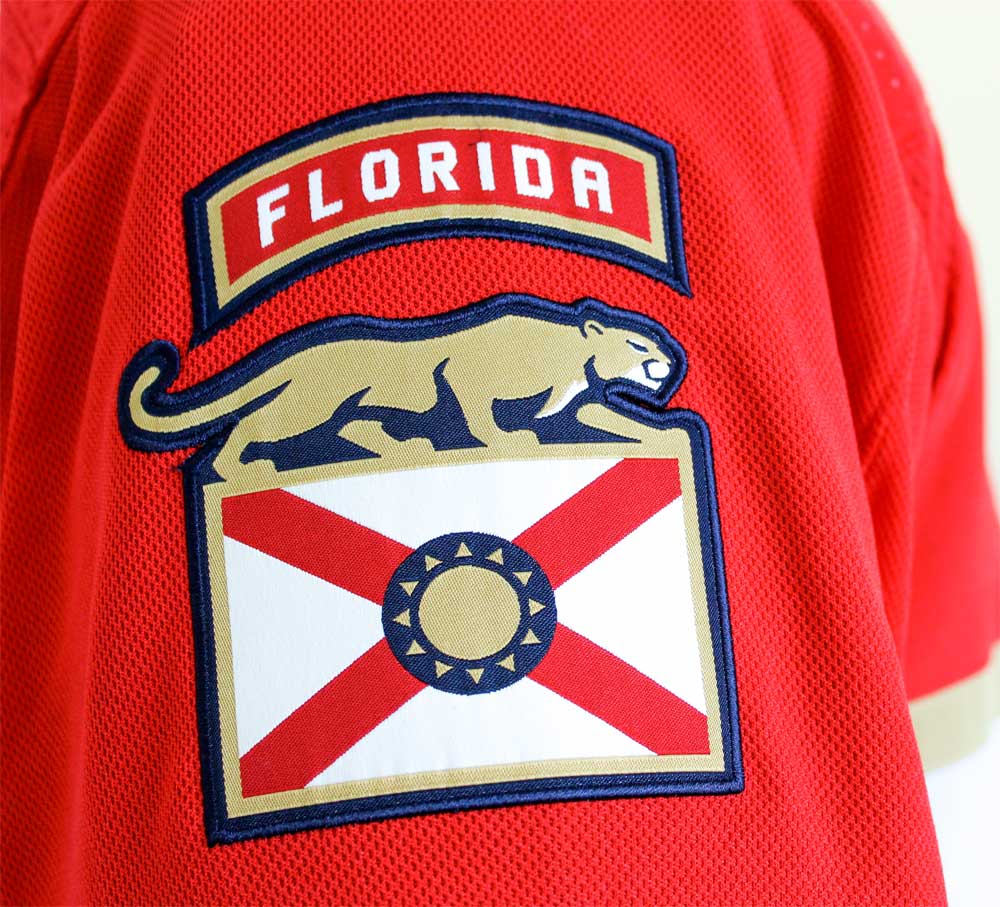 Florida Panthers Adidas Authentic Home NHL Hockey Jersey - vstockx