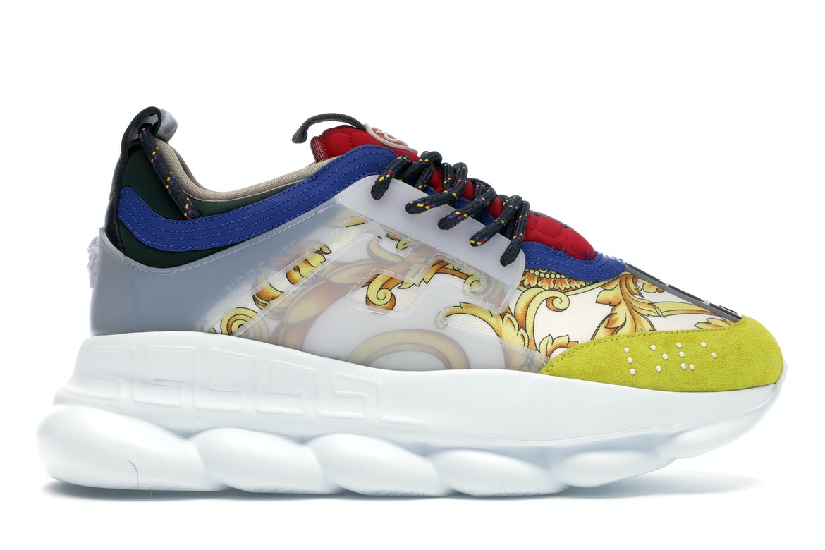 Versace Chain Reaction Multi-Color Rubber Suede - vstockx