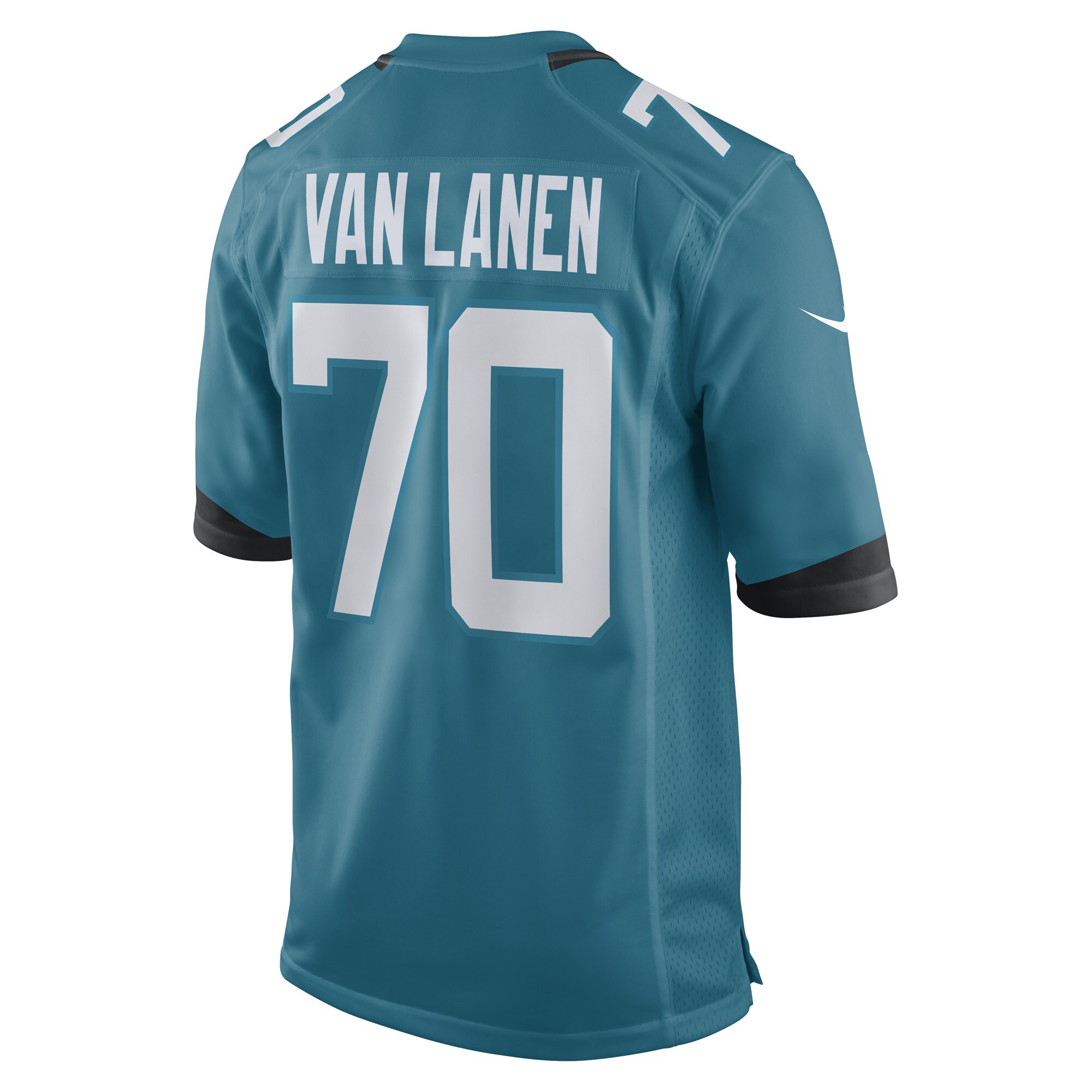 Cole Van Lanen Jacksonville Jaguars Nike Game Player Jersey - Teal - vstockx