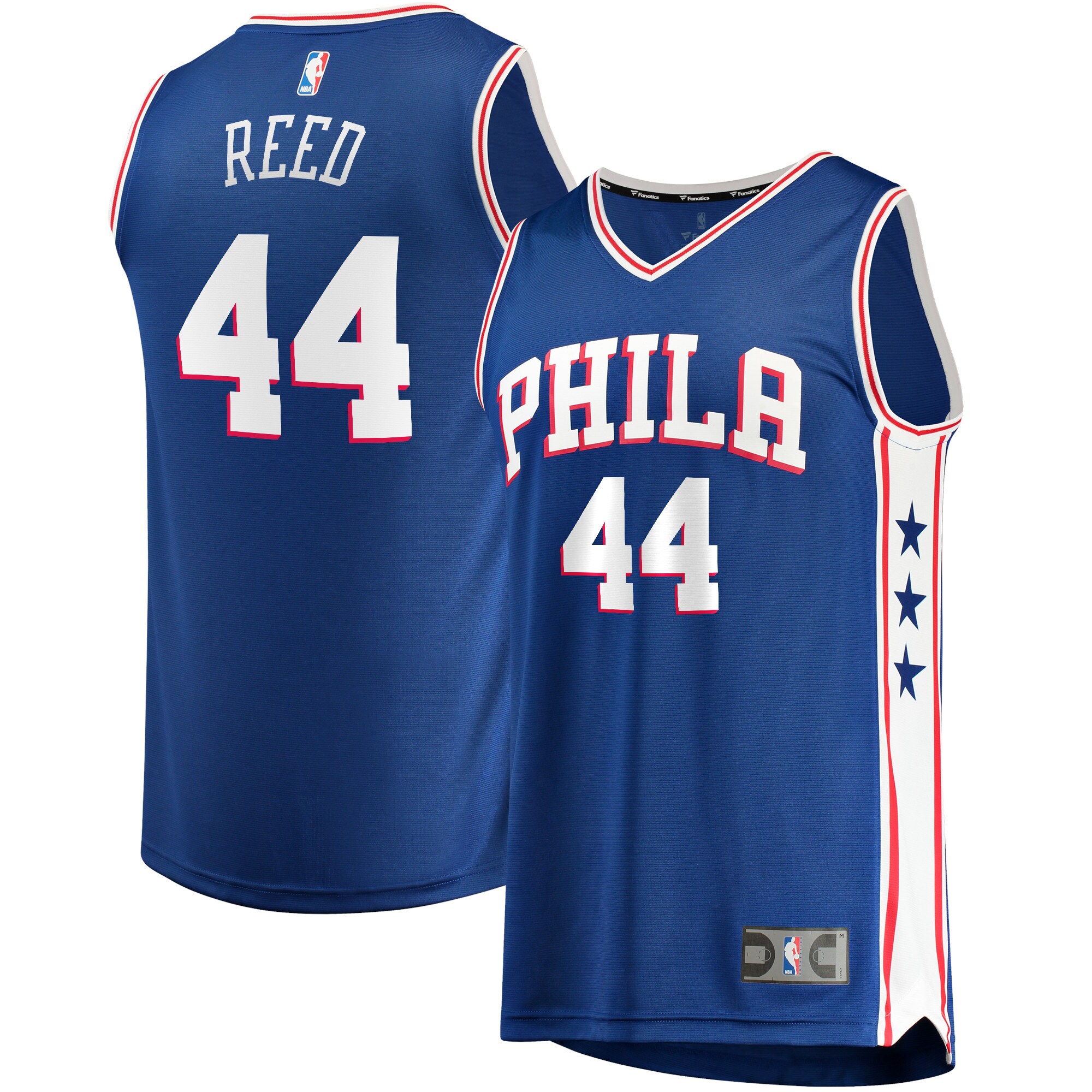 Paul Reed Philadelphia 76ers Fanatics Branded 2021/22 Fast Break Replica Jersey - Icon Edition - Royal - vstockx