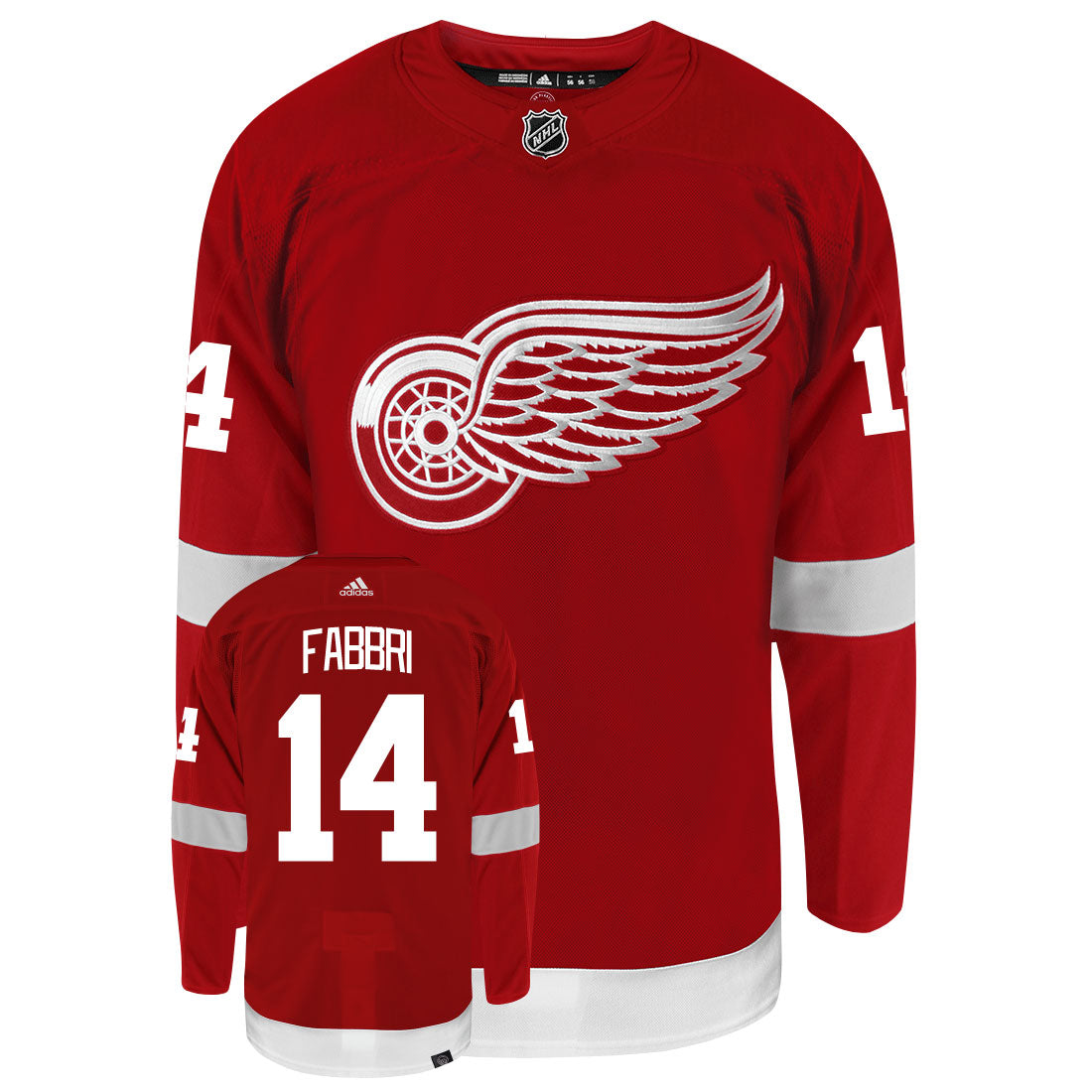 Robby Fabbri Detroit Red Wings Adidas Primegreen Authentic NHL Hockey Jersey - vstockx