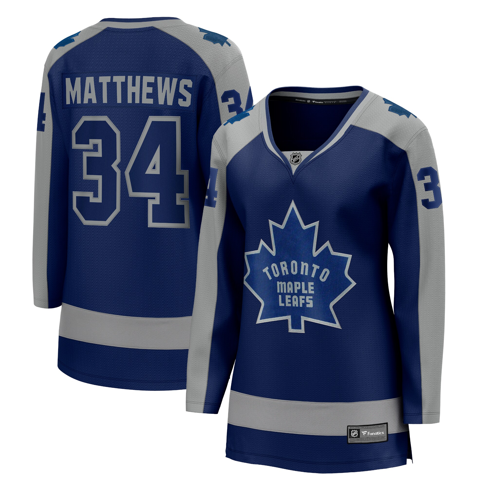 Auston Matthews Toronto Maple Leafs Fanatics Branded Women's 2020/21 Special Edition Breakaway Player Jersey - Royal - vstockx