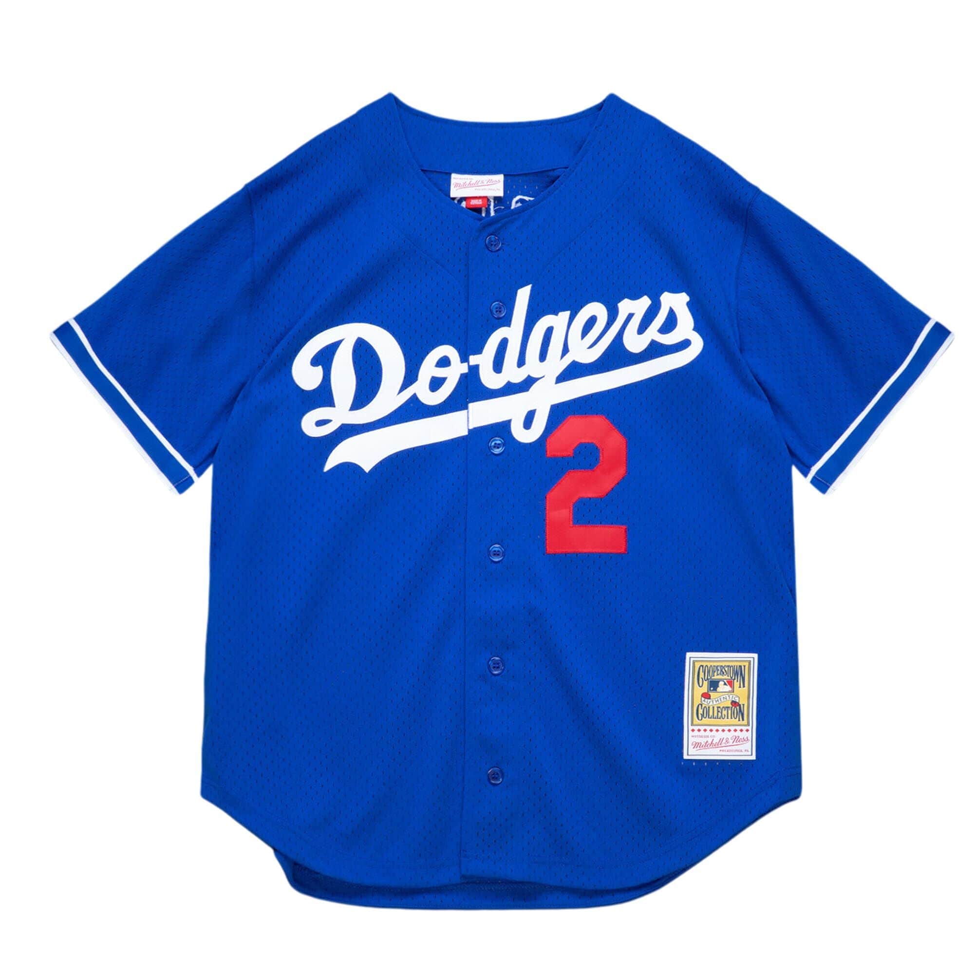 Authentic Tommy Lasorda Los Angeles Dodgers 1995 Button Front Jersey - vstockx