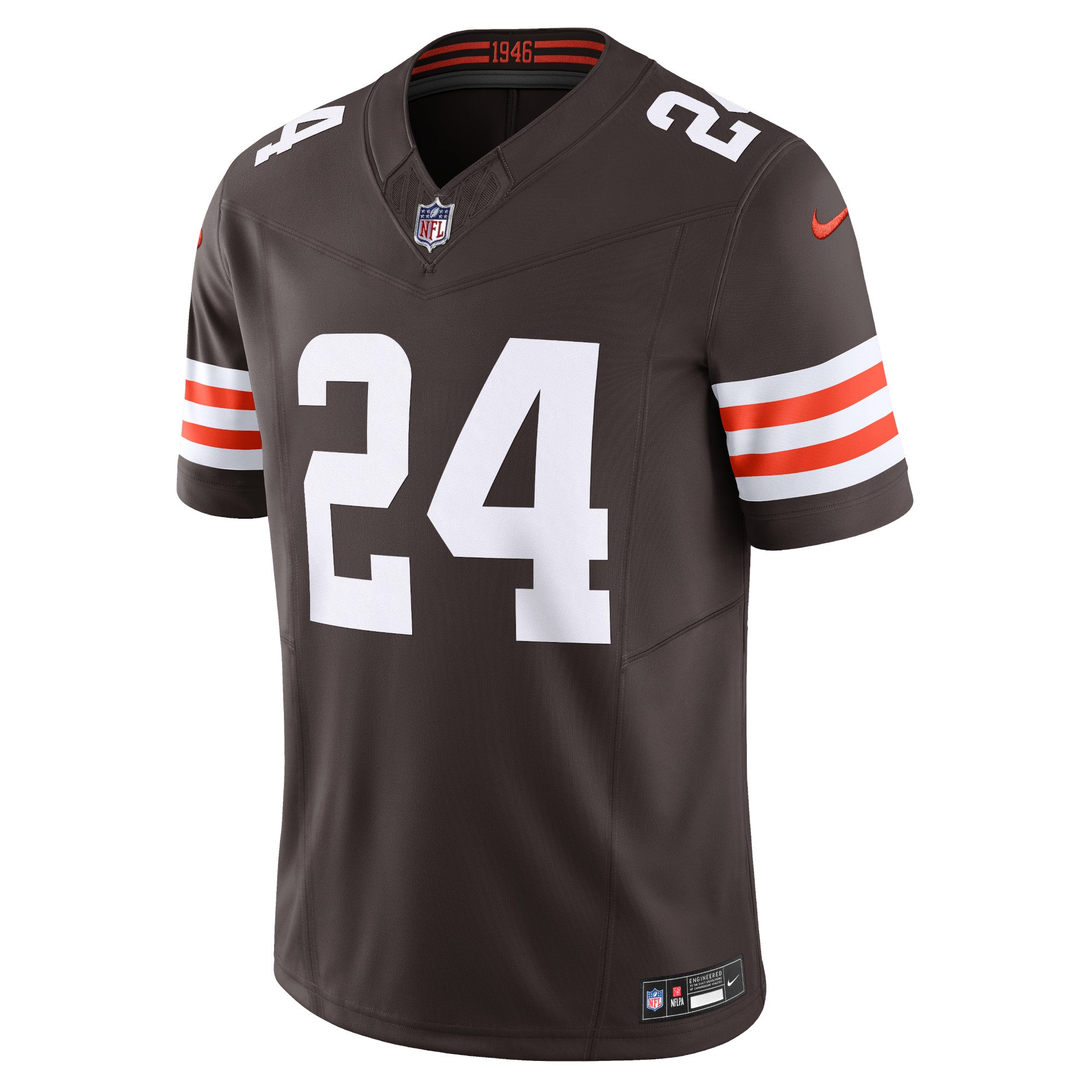 Men's Nike Nick Chubb Brown Cleveland Browns Vapor F.U.S.E. Limited Jersey - vstockx