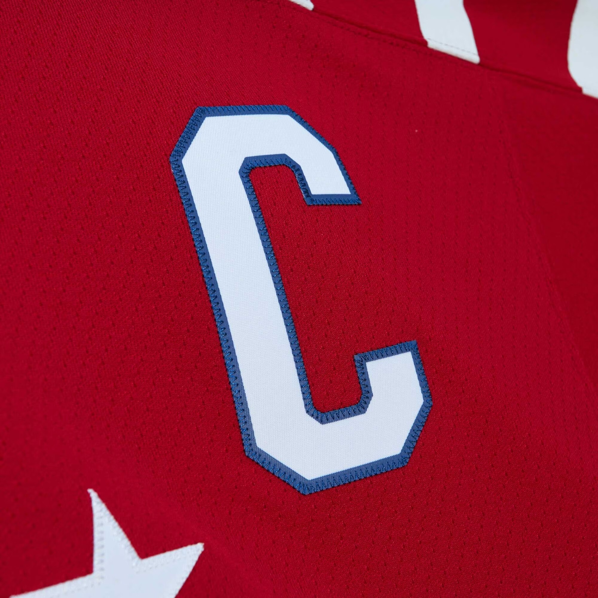 Alexander Ovechkin Washington Capitals Mitchell & Ness 2015 Captain Patch Blue Line Player Jersey - Red - vstockx