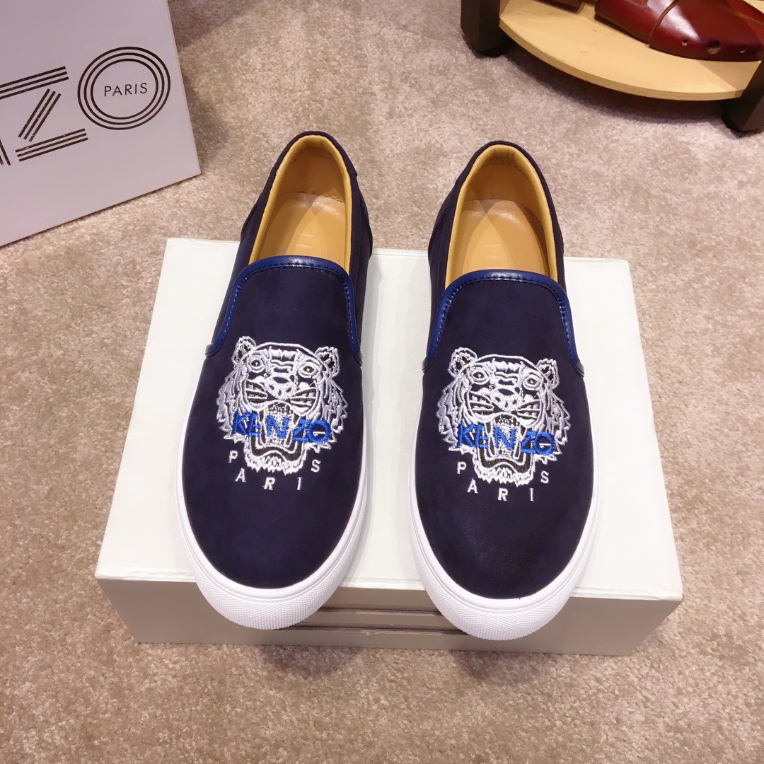 Kenzo K-SKATE Tiger canvas slip-on sneakers 12 - vstockx
