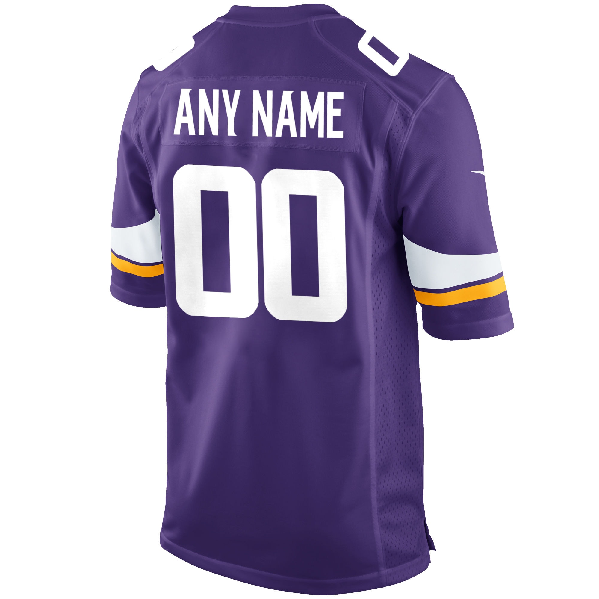 Minnesota Vikings Nike Custom Game Jersey - Purple - vstockx