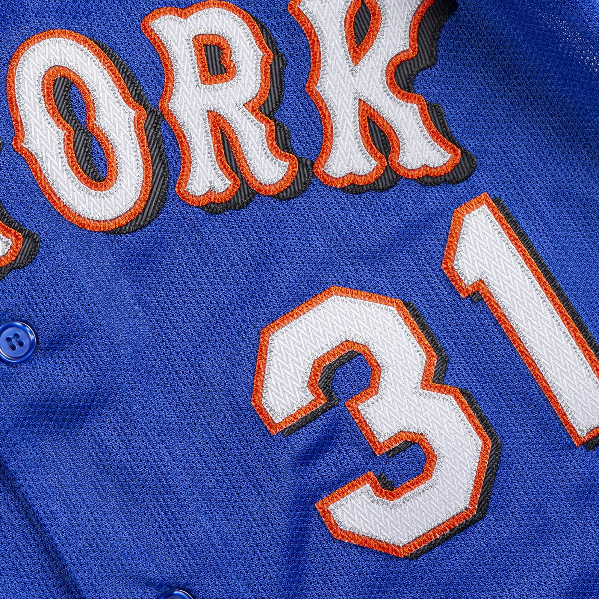 Authentic Mesh BP Jersey New York Mets 1999 Mike Piazza - vstockx