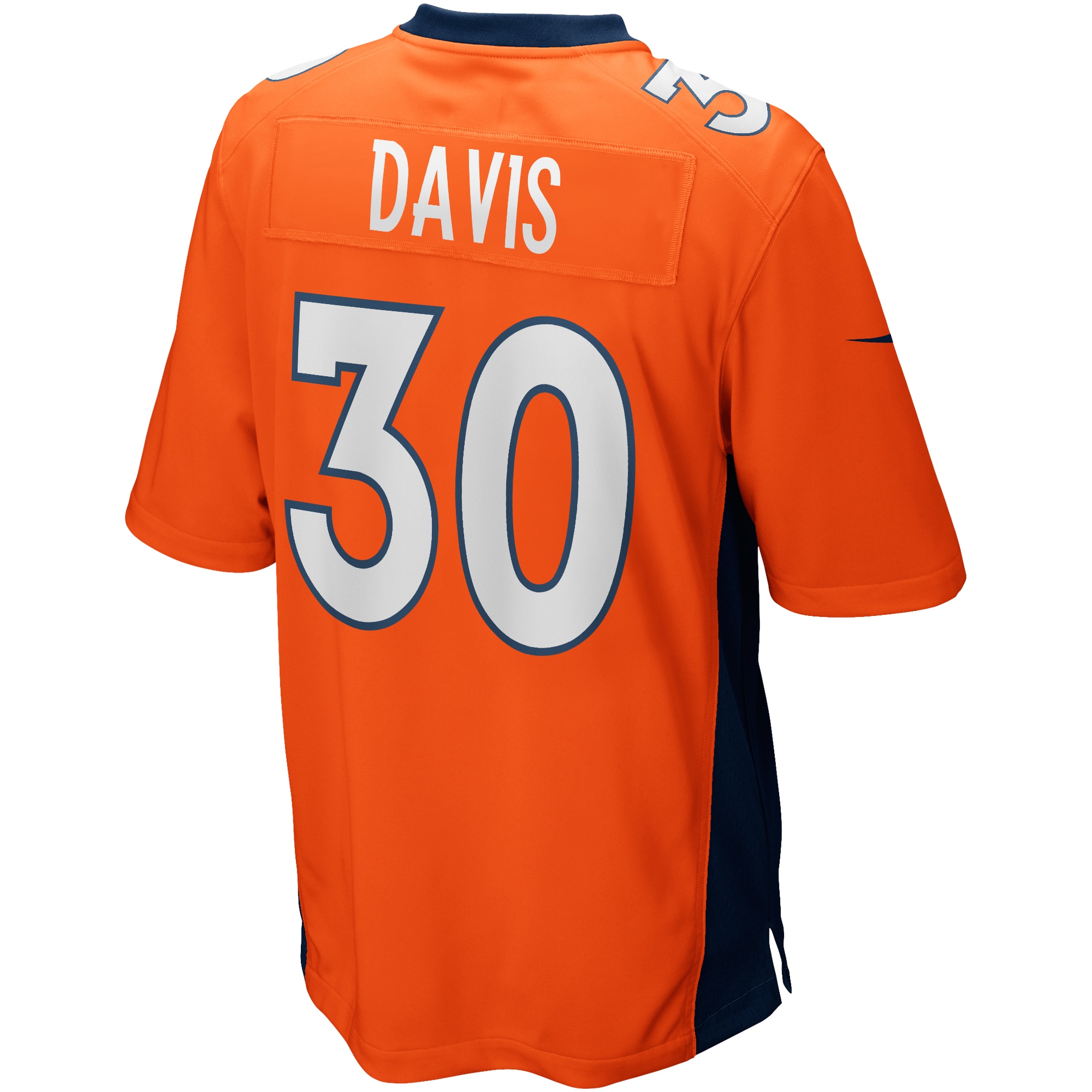 Terrell Davis Denver Broncos Nike Game Retired Player Jersey - Orange - vstockx