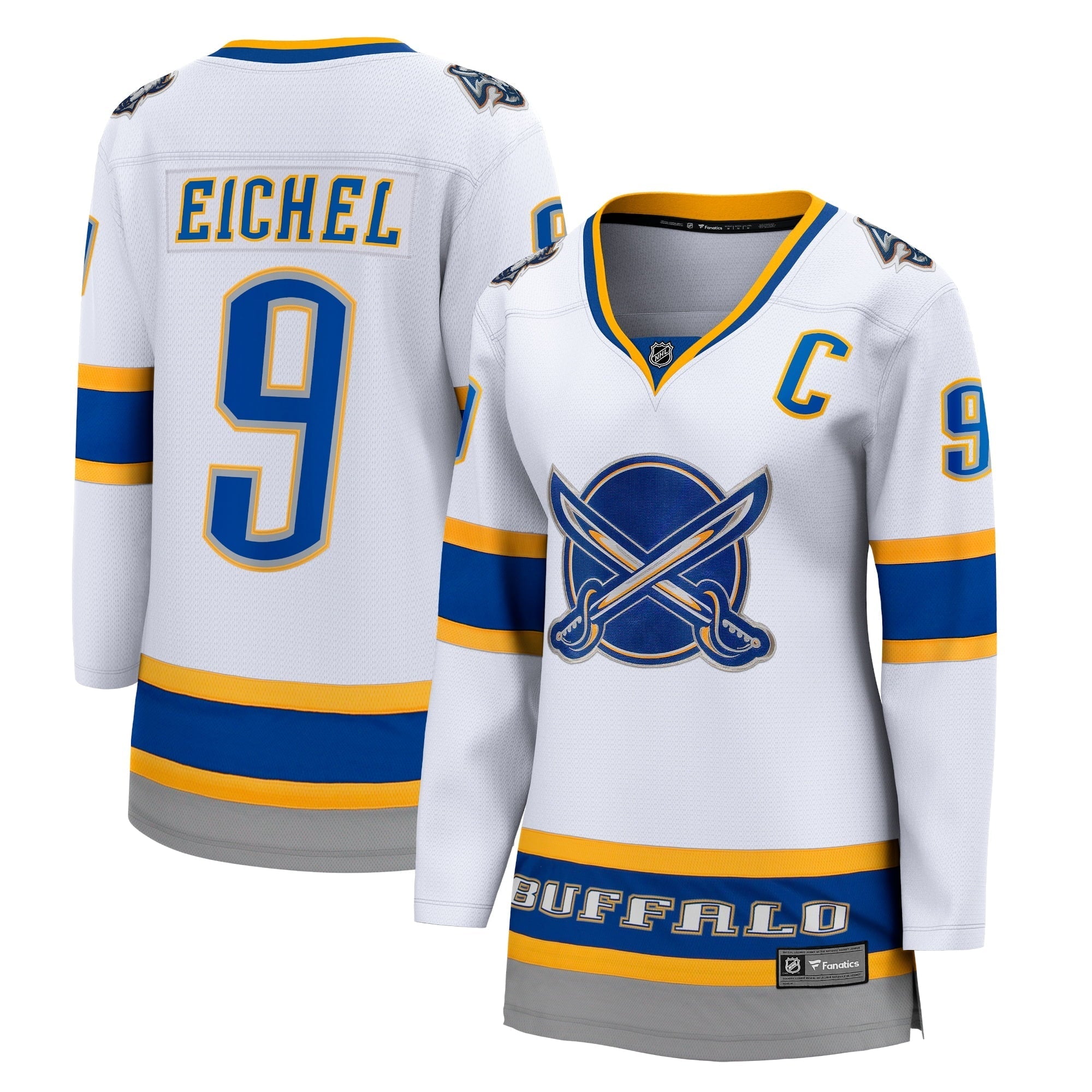 Women's Fanatics Branded Jack Eichel White Buffalo Sabres 2020/21 Special Edition Breakaway Player Jersey - vstockx