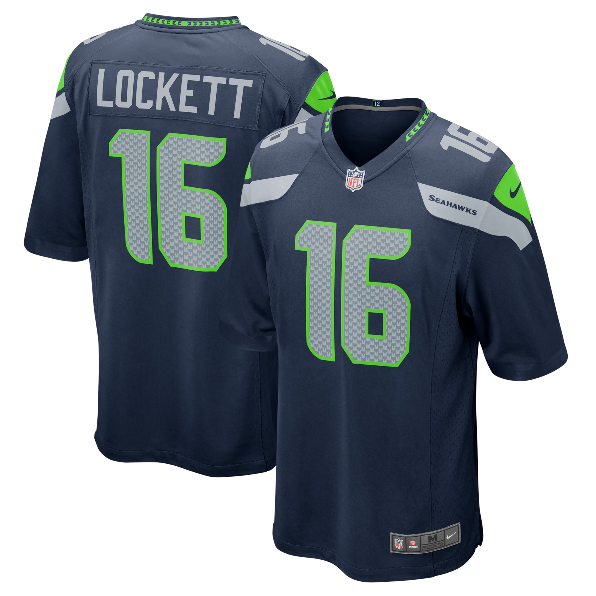 Tyler Lockett Seattle Seahawks Nike Game Team Jersey - College Navy - vstockx
