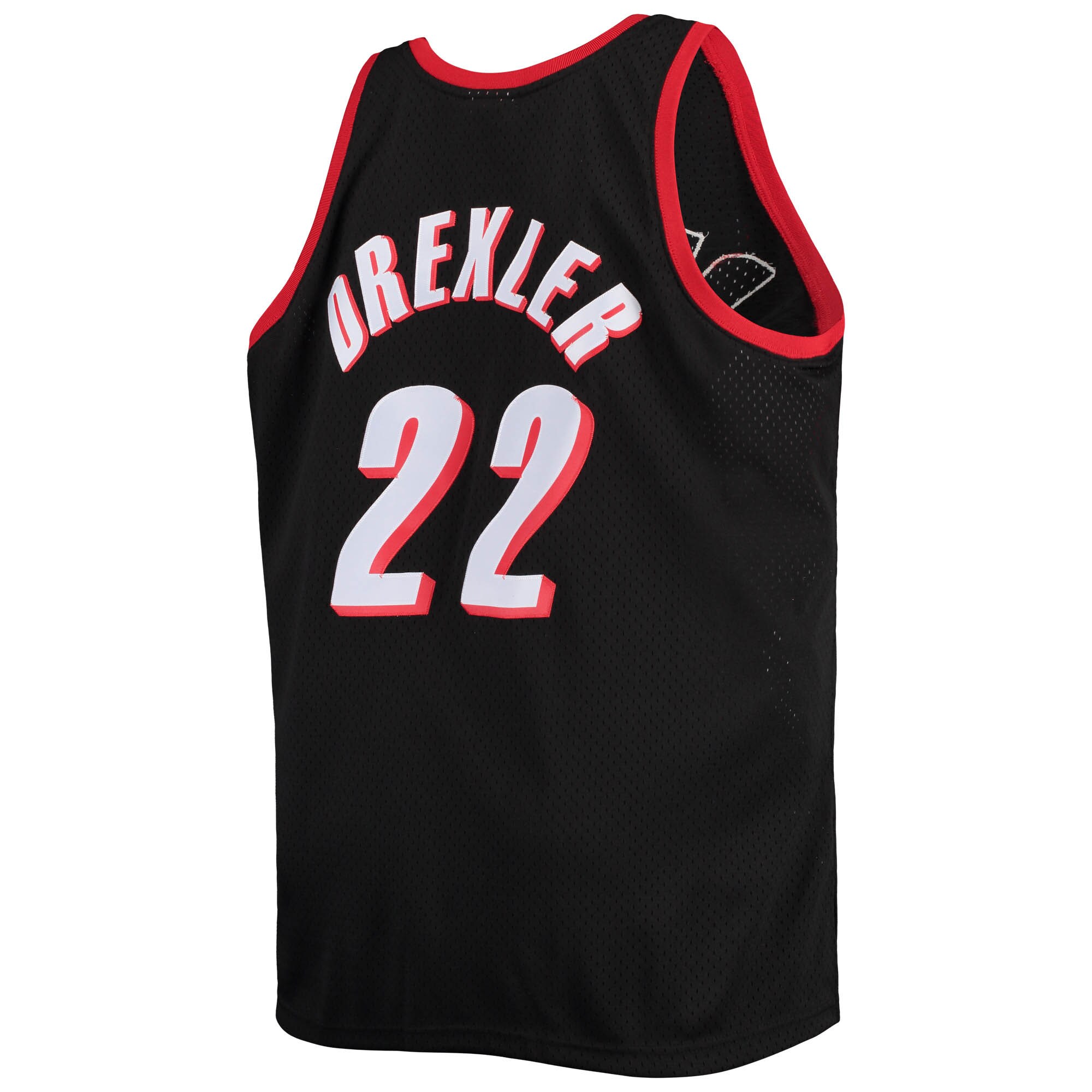 Clyde Drexler Portland Trail Blazers Mitchell & Ness Big & Tall Hardwood Classics Swingman Jersey - Black - vstockx