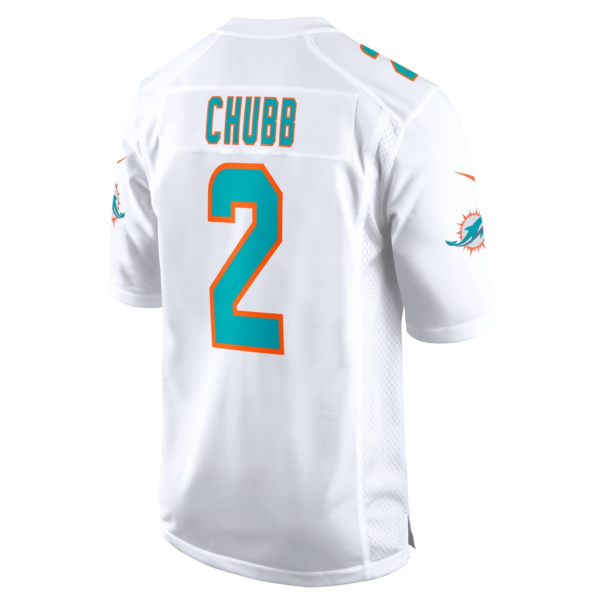 Men's Nike Bradley Chubb White Miami Dolphins Game Player Jersey - vstockx
