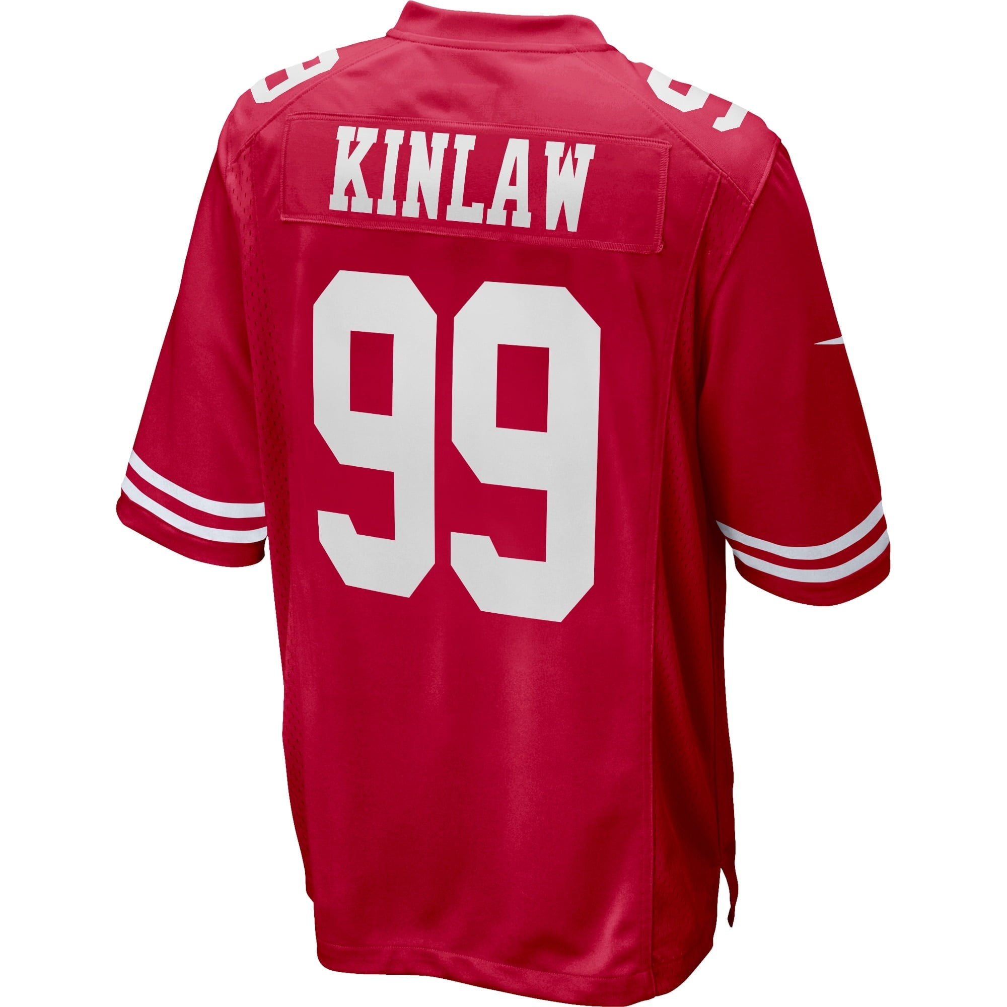 Men's Nike Javon Kinlaw Scarlet San Francisco 49ers Game Jersey - vstockx