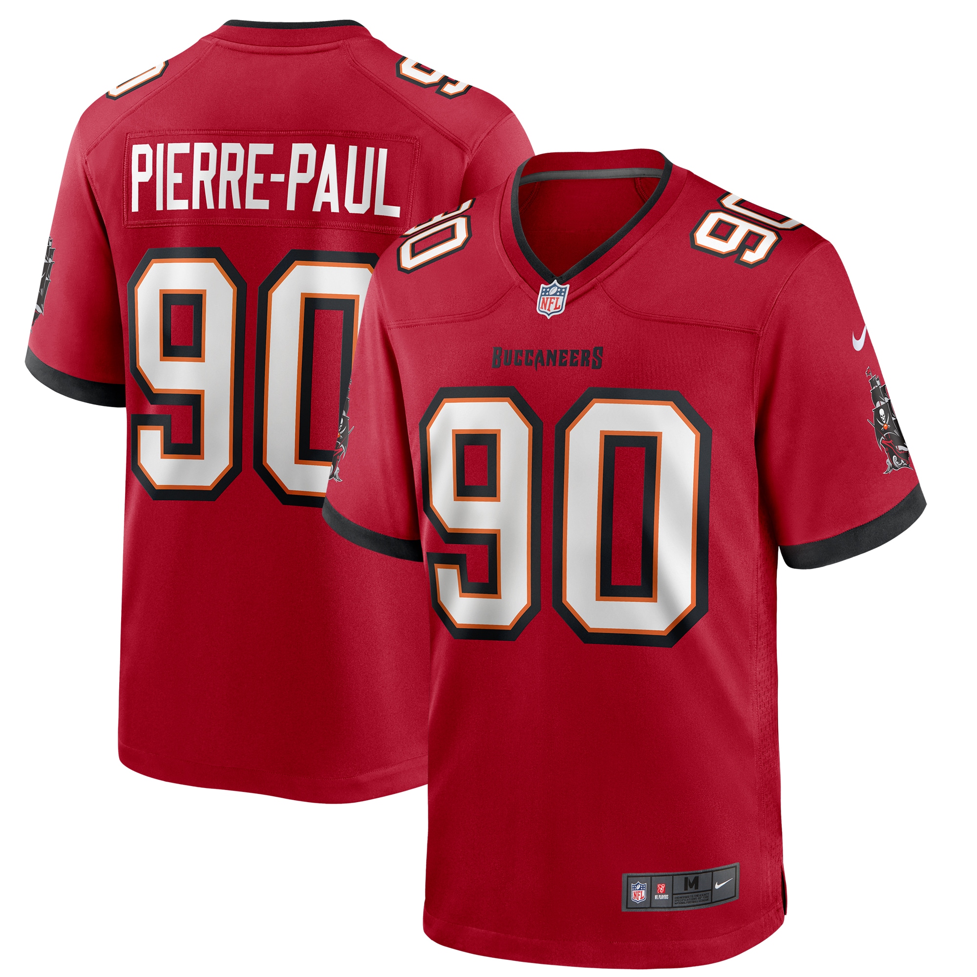 Jason Pierre-Paul Tampa Bay Buccaneers Nike Game Player Jersey - Red - vstockx