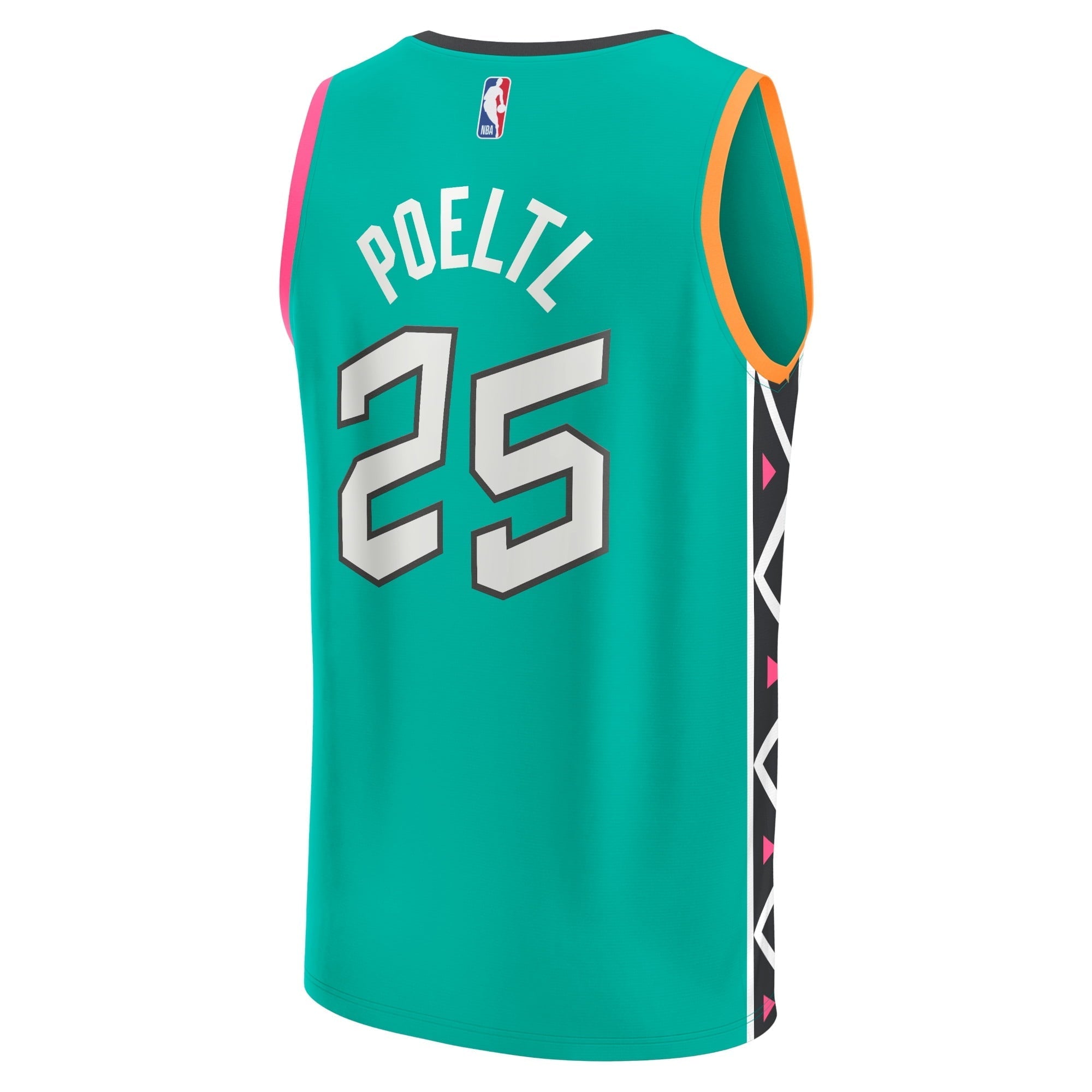 Unisex Fanatics Branded Jakob Poeltl Turquoise San Antonio Spurs 2022/23 Fastbreak Jersey - City Edition - vstockx
