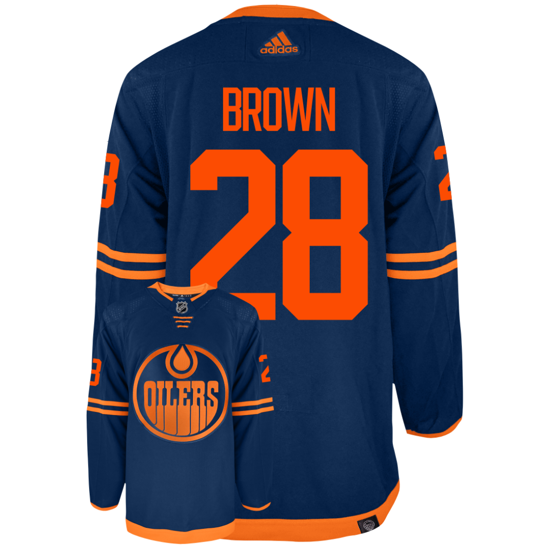 Connor Brown Edmonton Oilers 2022 Adidas Primegreen Authentic NHL Hockey Jersey - vstockx