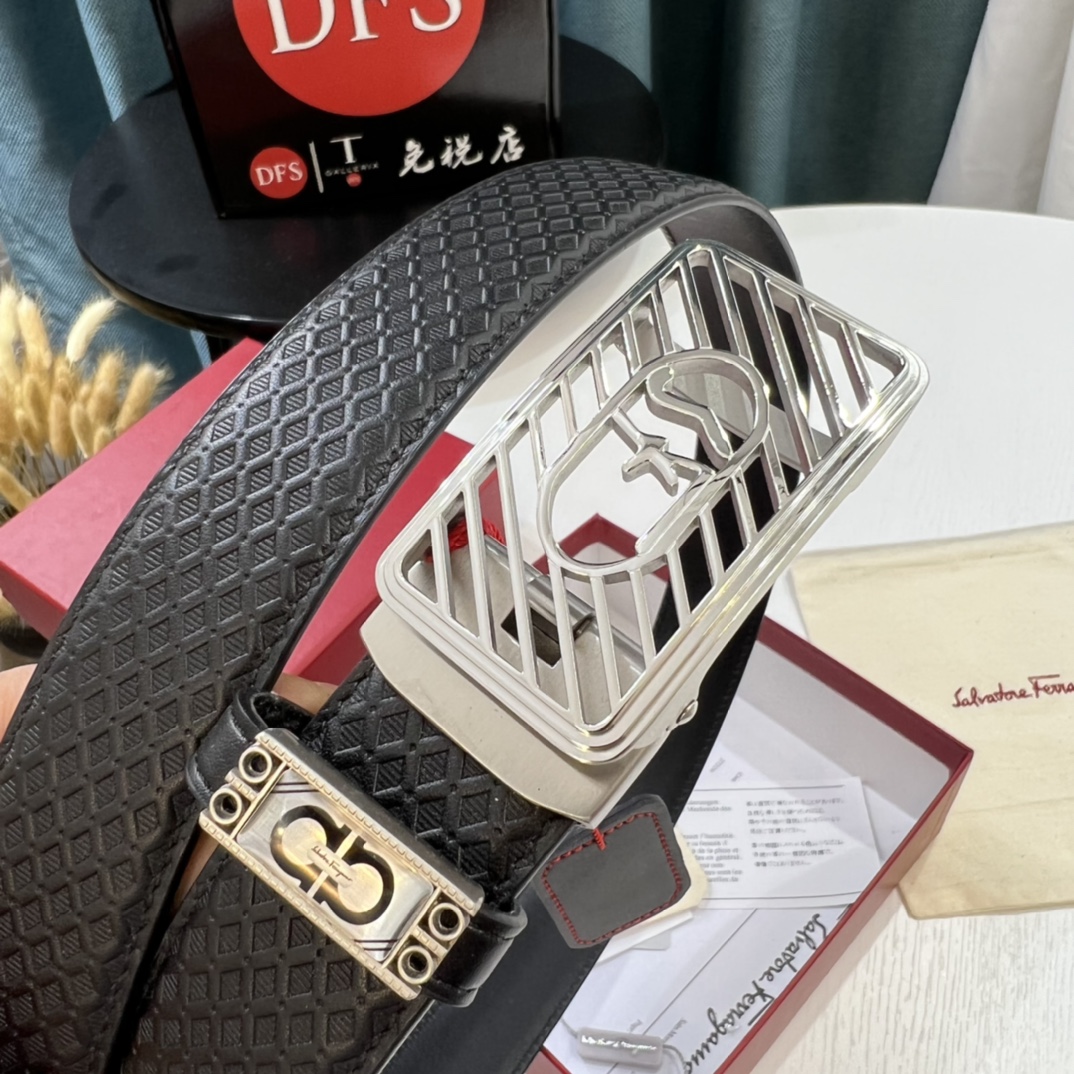 Streetwear Belt Ferragamo 319568 size:3.5cm - vstockx