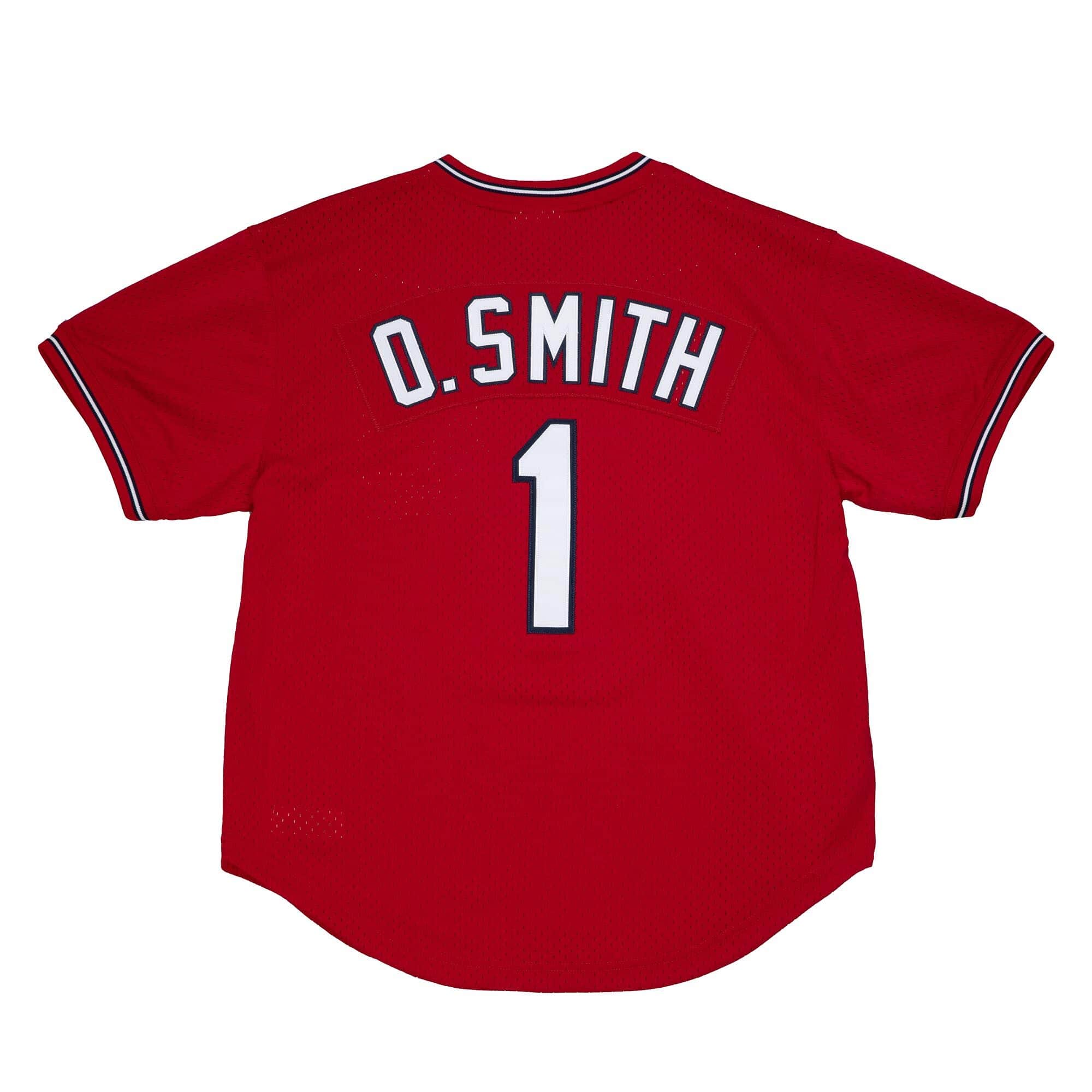 Authentic Ozzie Smith St. Louis Cardinals 1996 Pullover Jersey - vstockx