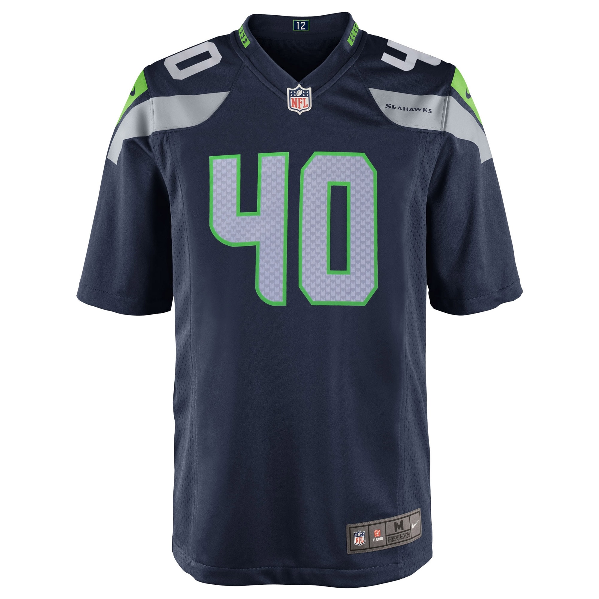 Derrick Coleman Seattle Seahawks Youth Nike Team Color Game Jersey - College Navy - vstockx