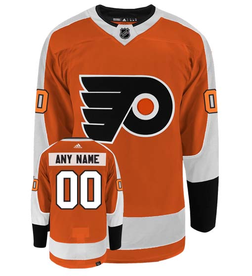 Customizable Philadelphia Flyers Adidas Primegreen Authentic NHL Hockey Jersey - vstockx