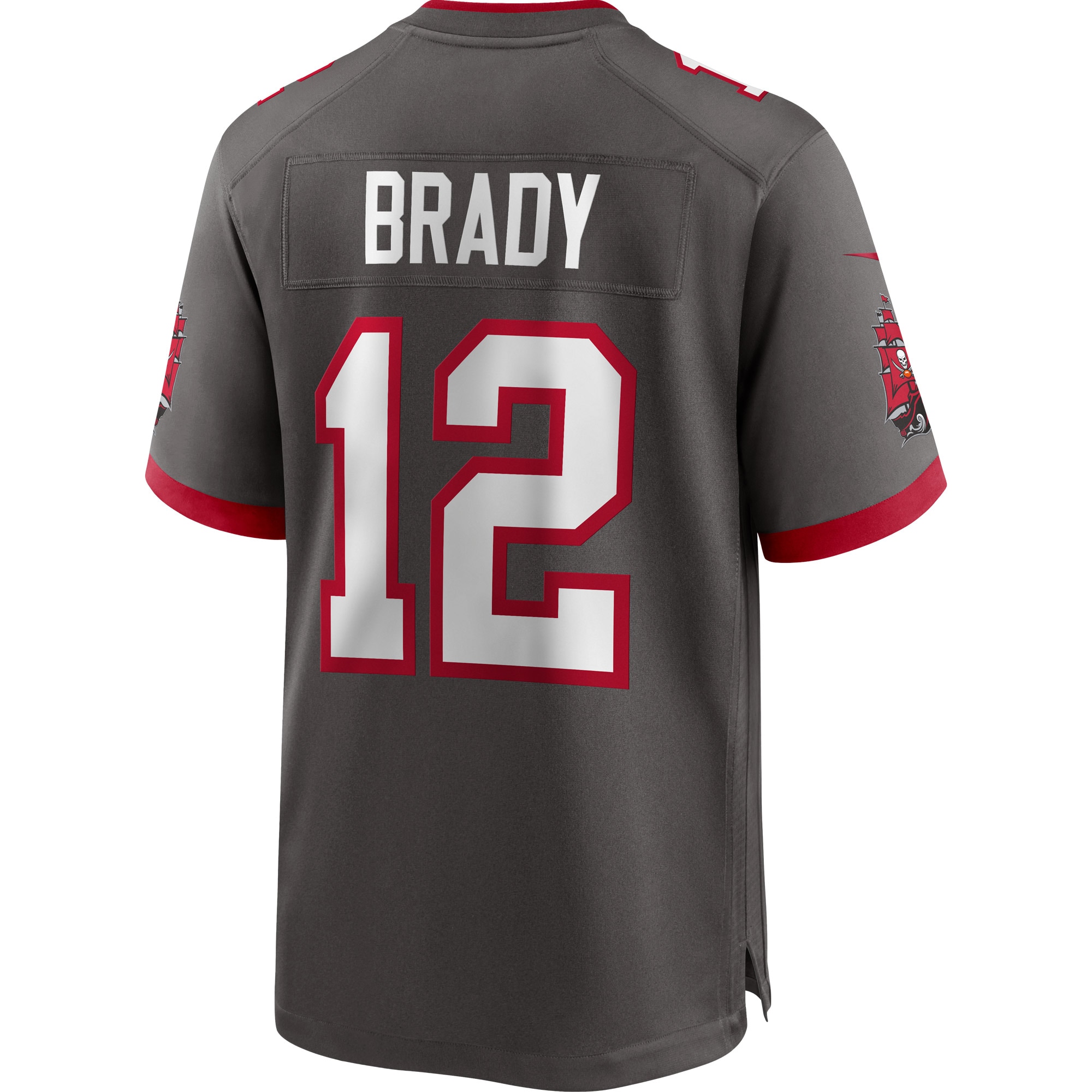 Tom Brady Tampa Bay Buccaneers Nike Alternate Game Jersey - Pewter - vstockx