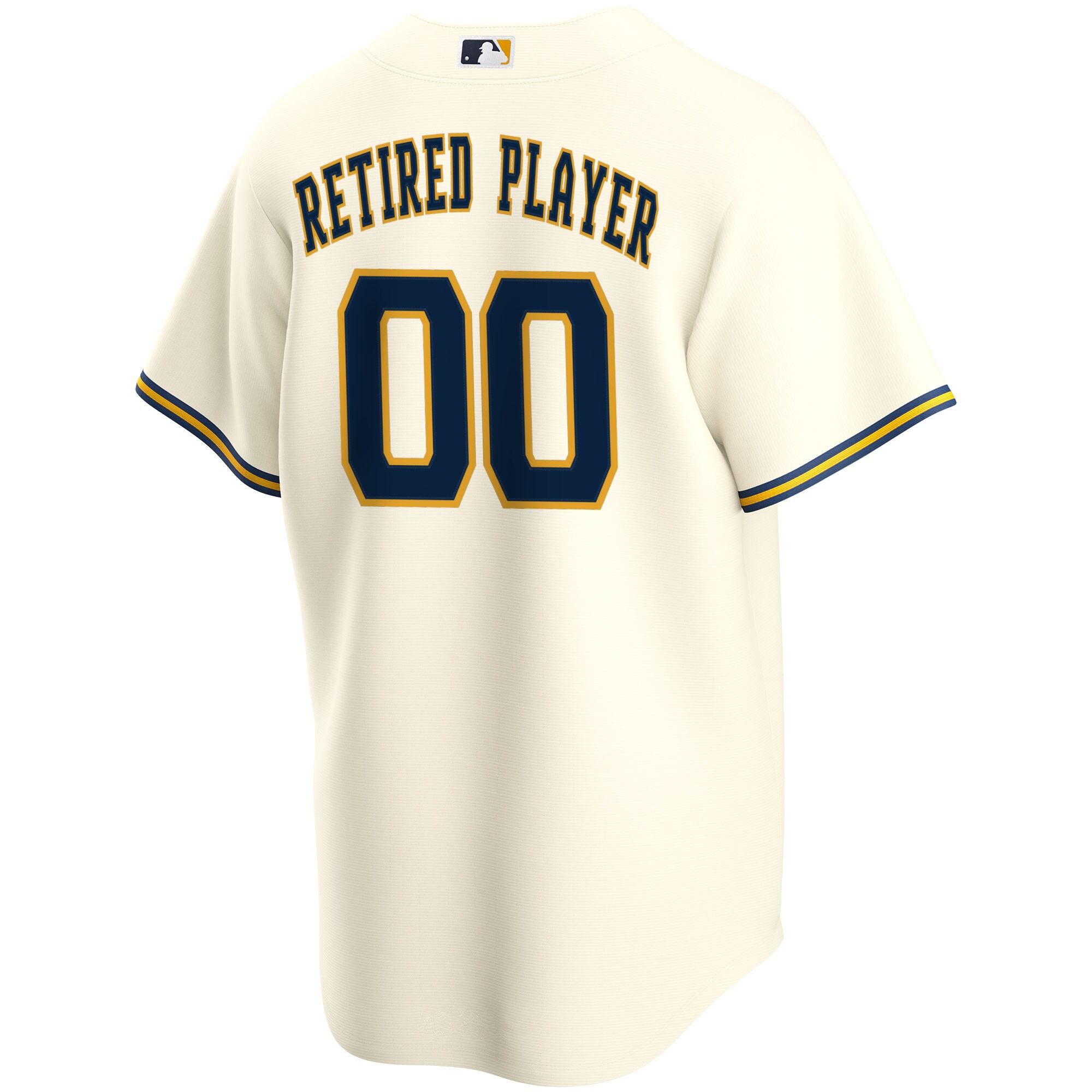 Milwaukee Brewers Nike Home Pick-A-Player Retired Roster Replica Jersey - Cream - vstockx