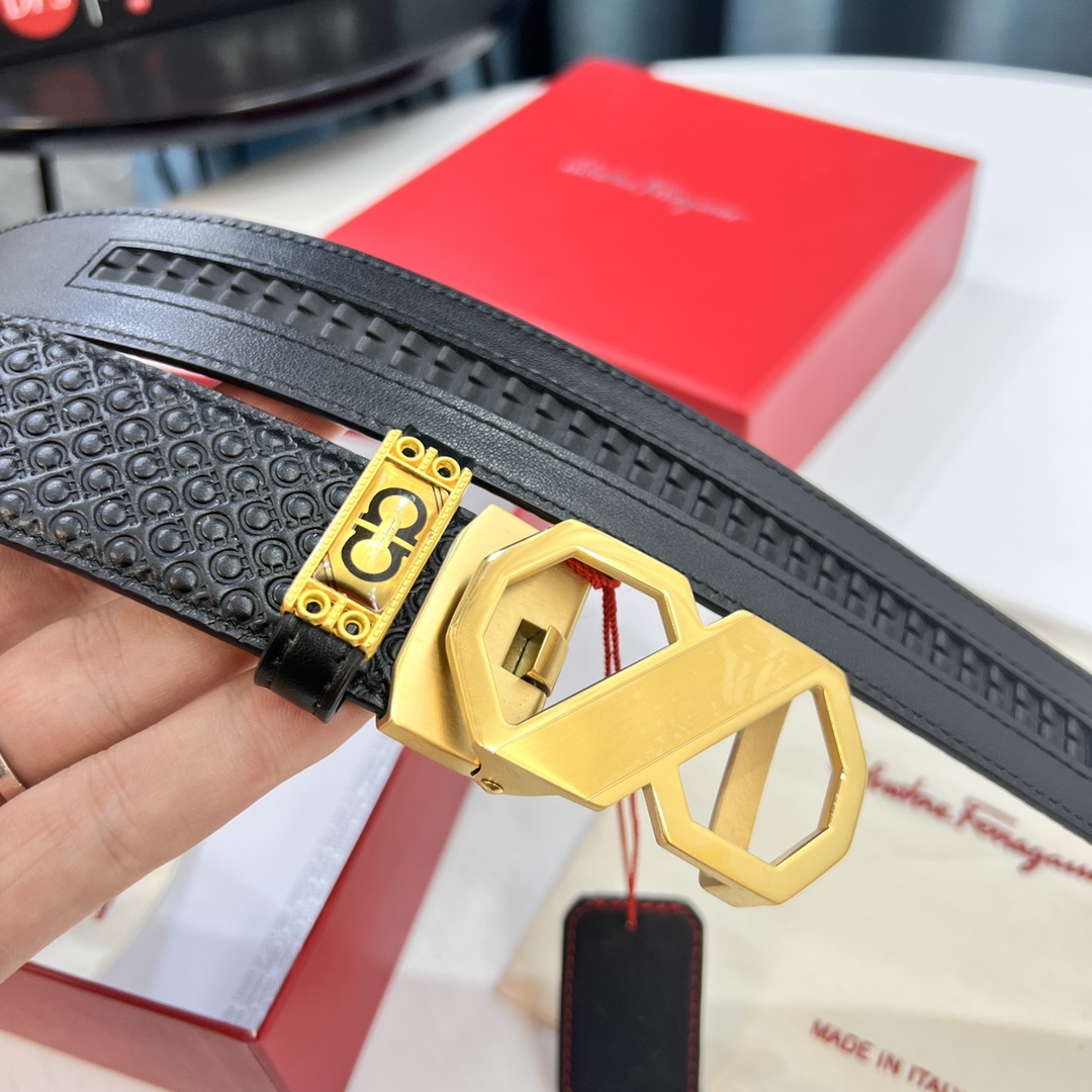 Streetwear Belt Ferragamo 319599 size:3.5cm - vstockx