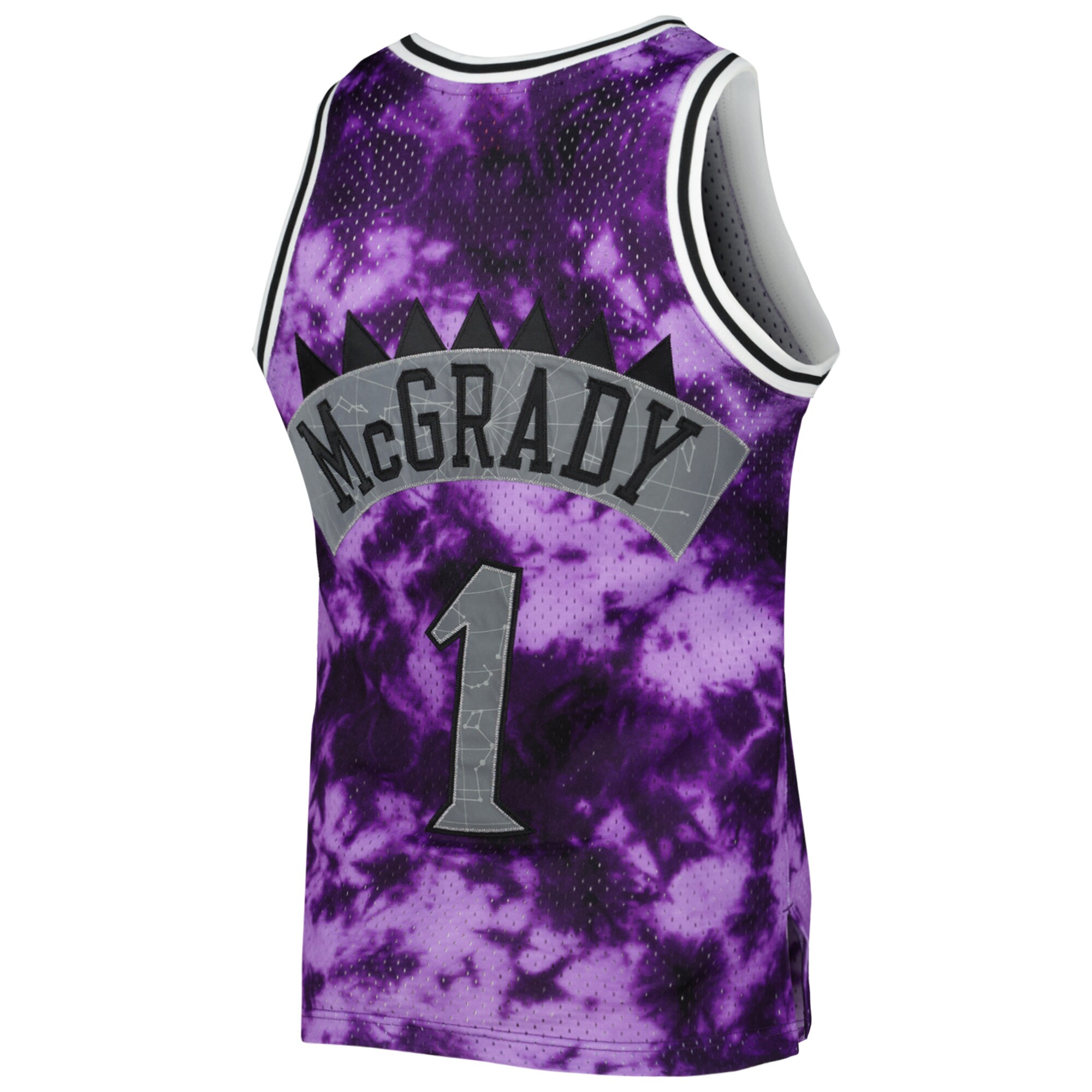 Tracy McGrady Toronto Raptors Mitchell & Ness 1998/99 Galaxy Swingman Jersey - Purple - vstockx