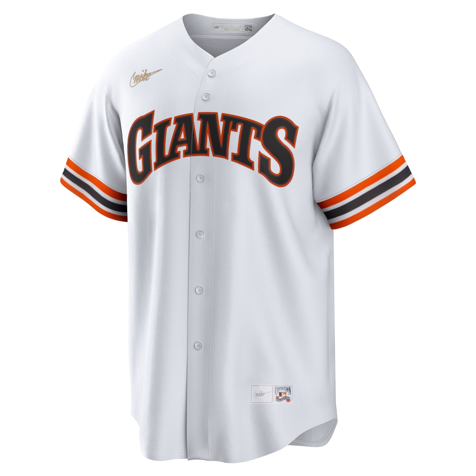 Men's Nike White San Francisco Giants Home Cooperstown Collection Team Jersey - vstockx