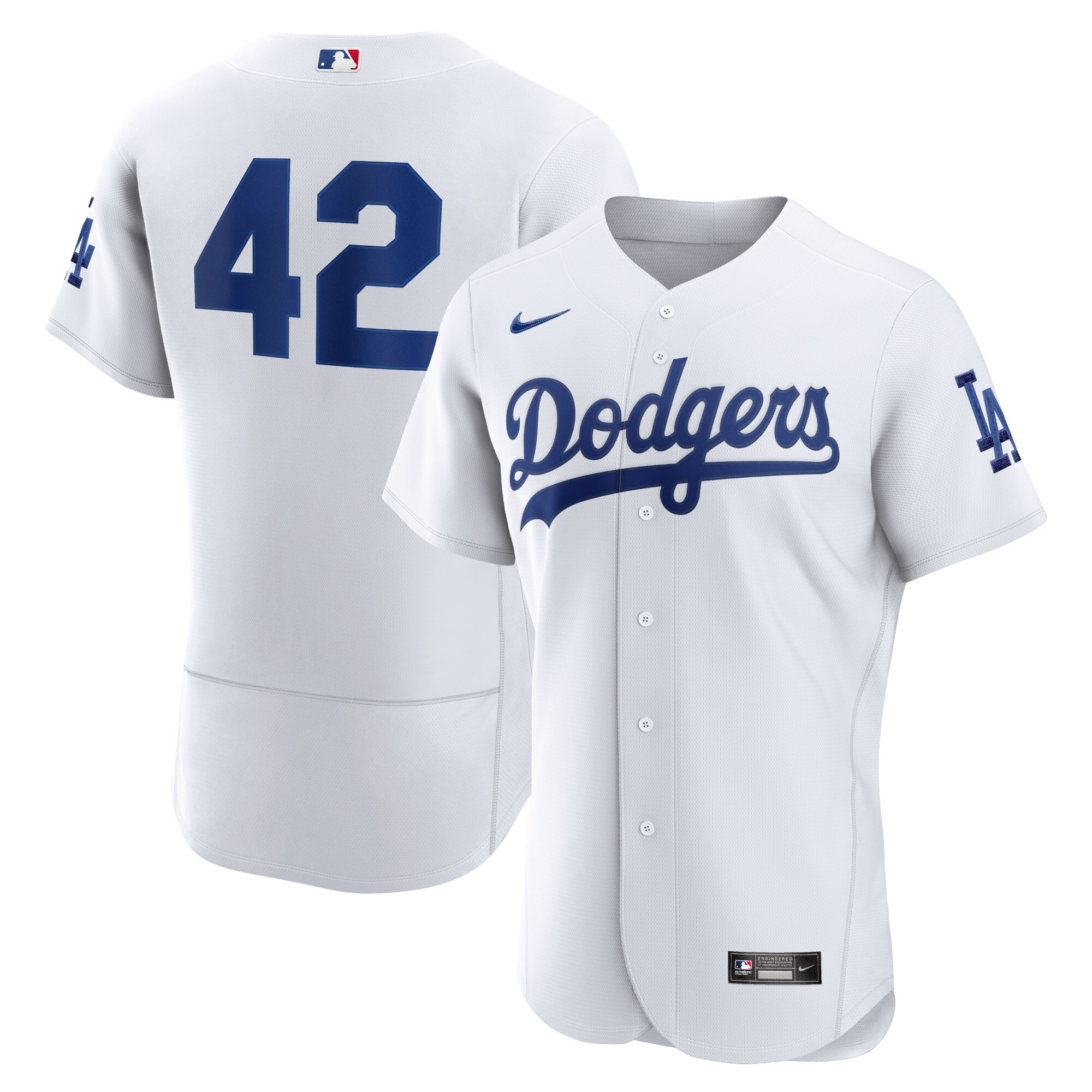 Los Angeles Dodgers Nike 2023 Jackie Robinson Day Authentic Jersey - White - vstockx