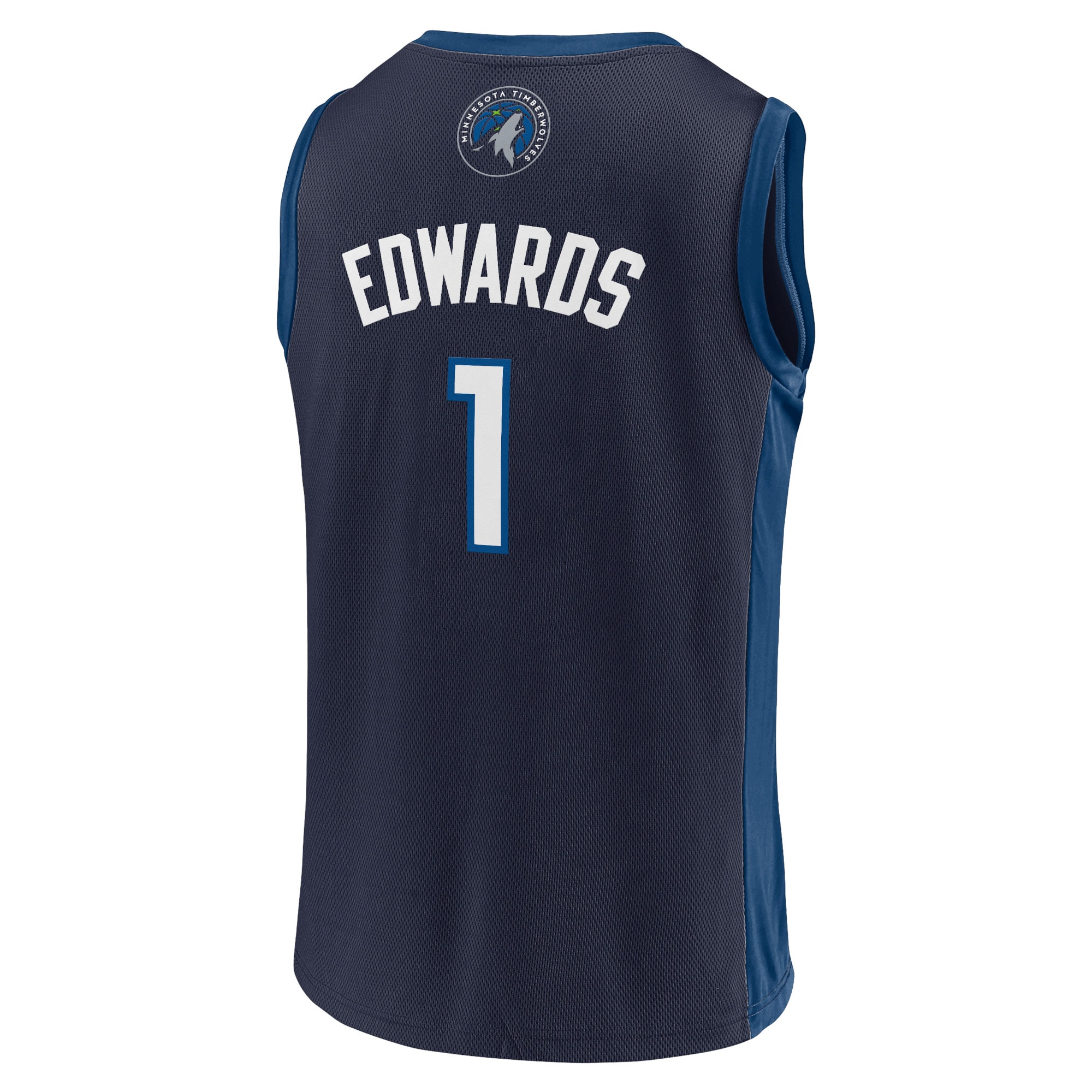 Men's Anthony Edwards Navy Minnesota Timberwolves Team Player Jersey - vstockx