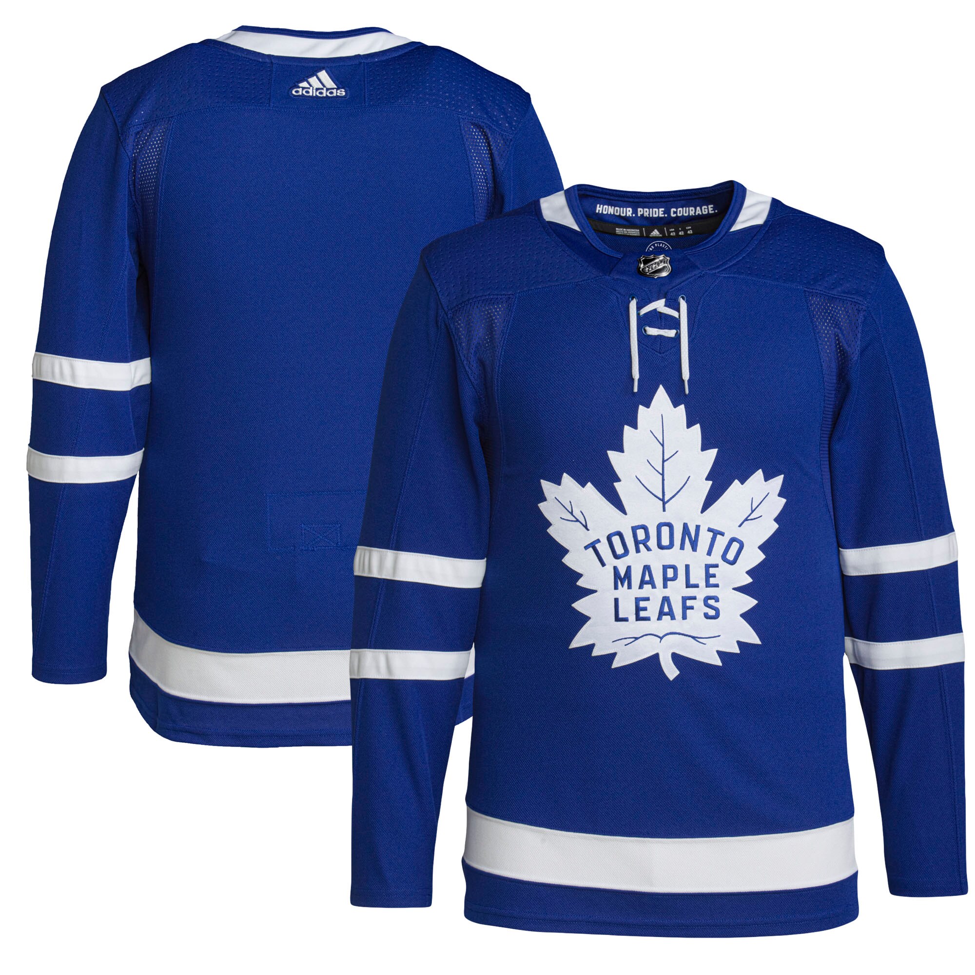 Toronto Maple Leafs adidas Home Primegreen Authentic Pro Jersey - Royal - vstockx