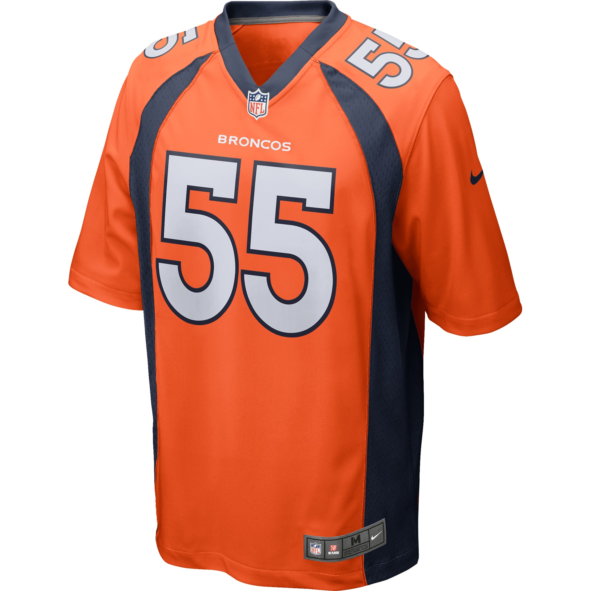 Bradley Chubb Denver Broncos Nike Game Jersey - Orange - vstockx