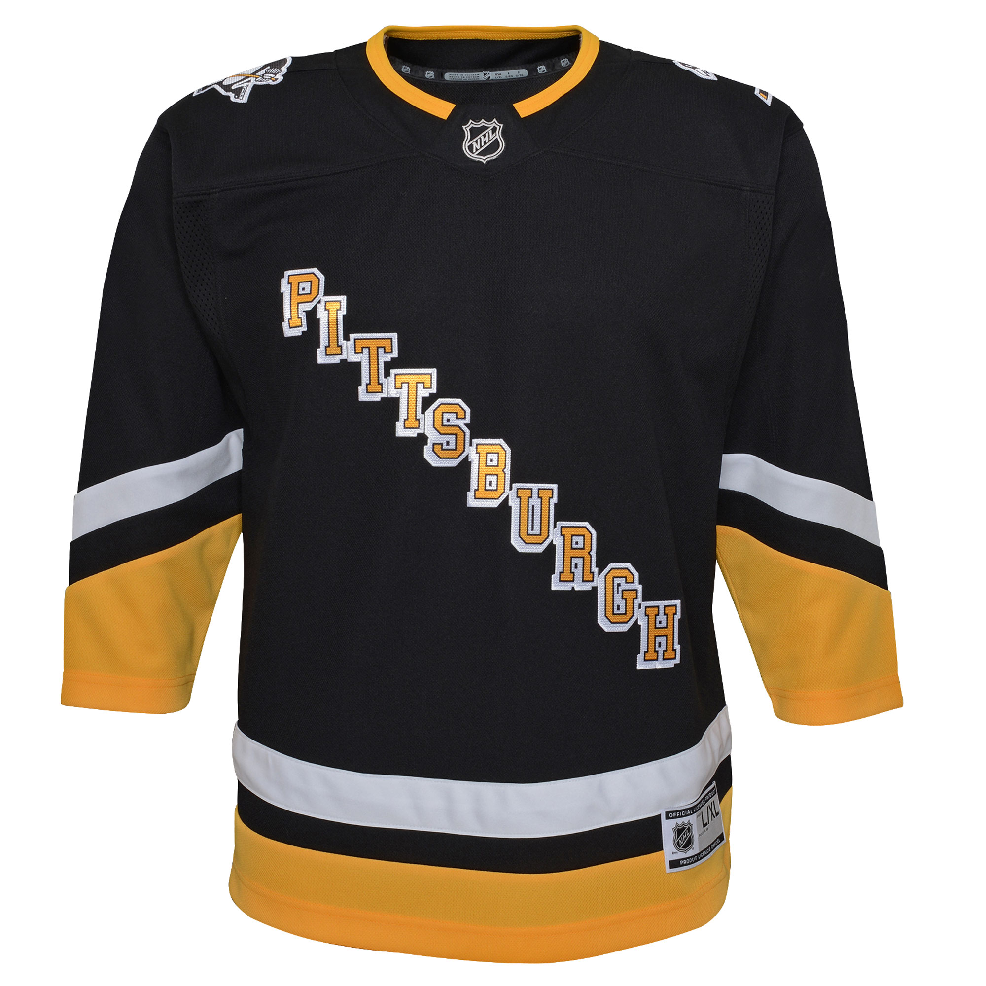 Pittsburgh Penguins Youth 2021/22 Alternate Premier Jersey - Black - vstockx