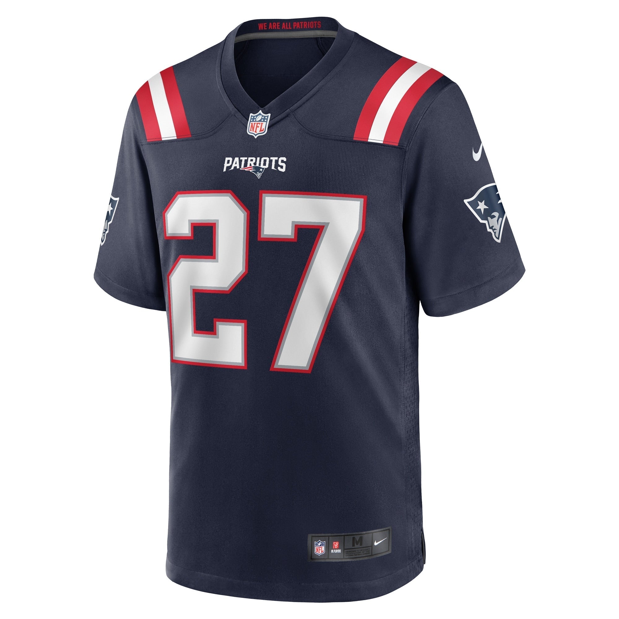 Men's Nike Myles Bryant Navy New England Patriots Game Player Jersey - vstockx
