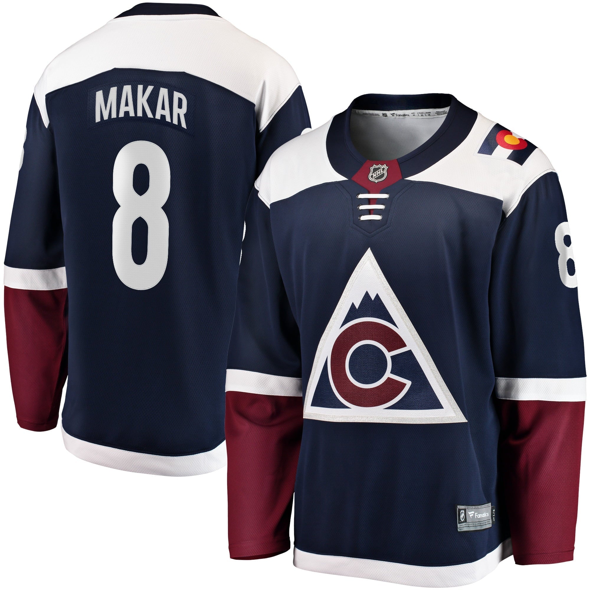 Men's Fanatics Branded Cale Makar Navy Colorado Avalanche Alternate 2018/19 Premier Breakaway Player Jersey - vstockx