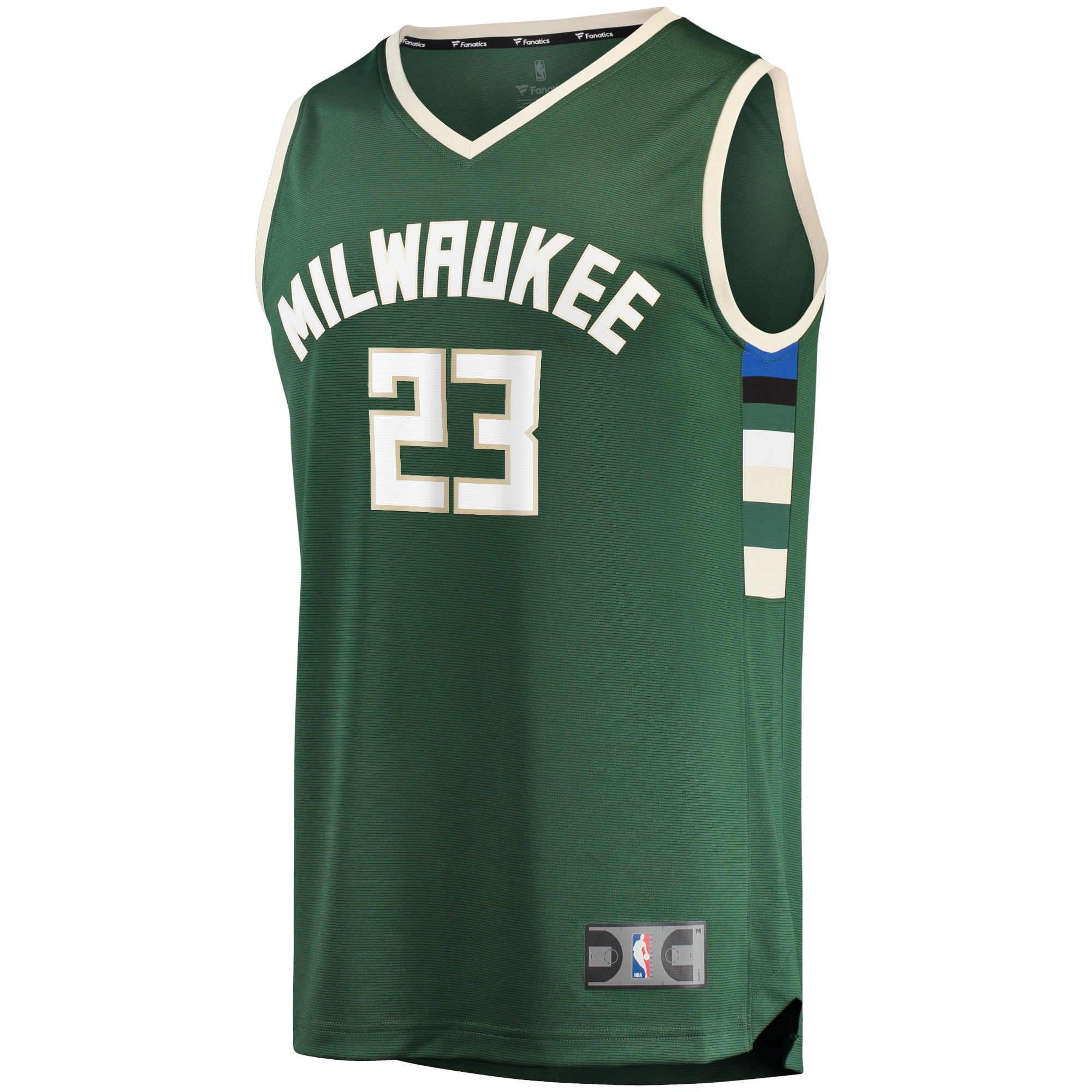 Men's Fanatics Branded Wesley Matthews Hunter Green Milwaukee Bucks 2021/22 Fast Break Replica Jersey - Icon Edition - vstockx