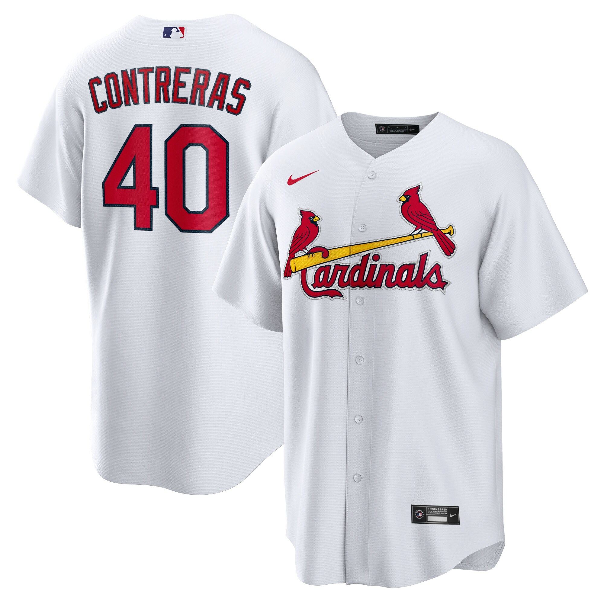 Willson Contreras St. Louis Cardinals Nike Home Official Replica Player Jersey - White - vstockx